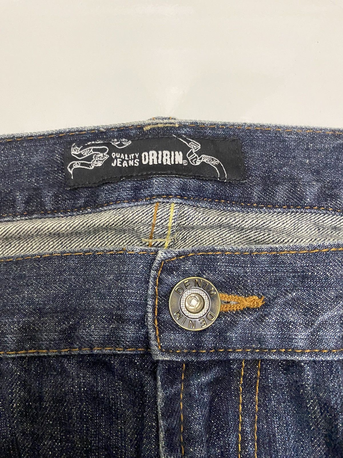Hysteric Glamour × Japanese Brand ORIRIN 🇯🇵 DISTRESSED BAGGY DENIM JEANS SIZE 37 Size US 37 - 7 Thumbnail
