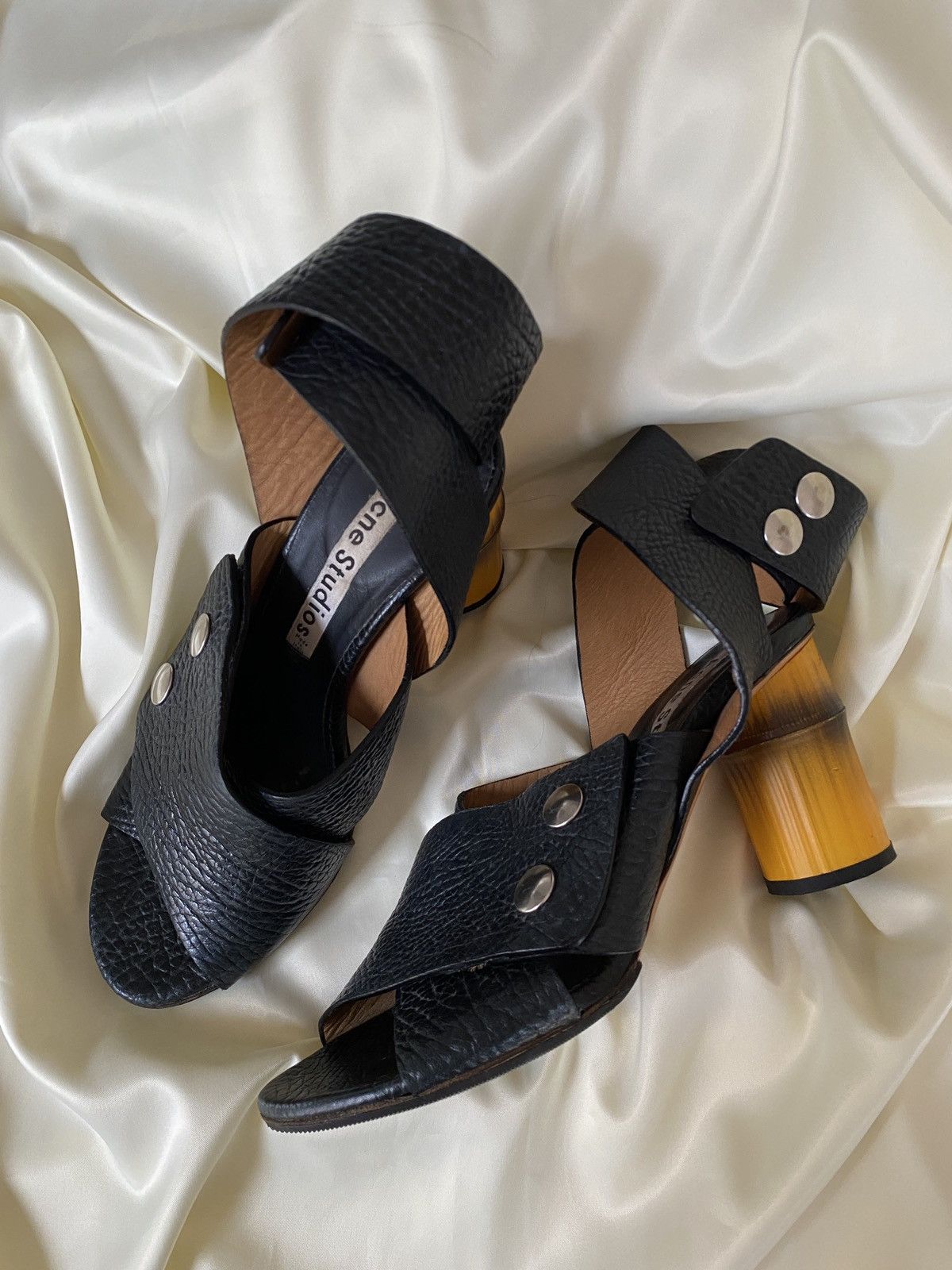 Acne Studios Vintage Acne Studios bamboo heel sandals Size US 8.5 / IT 38.5 - 1 Thumbnail