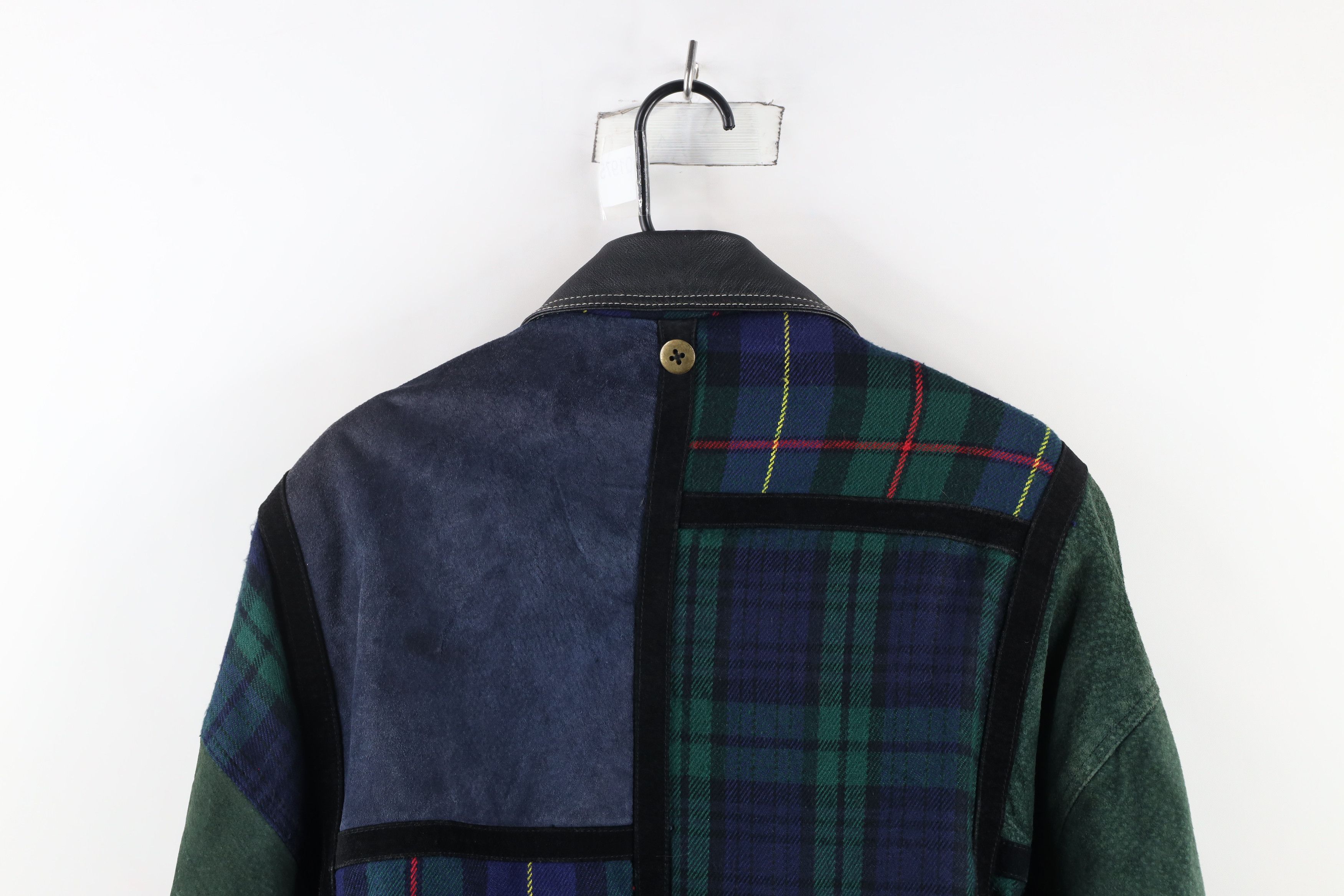 Vintage Vintage 90s Streetwear Suede Leather Toggle Button Jacket Size US M / EU 48-50 / 2 - 16 Thumbnail