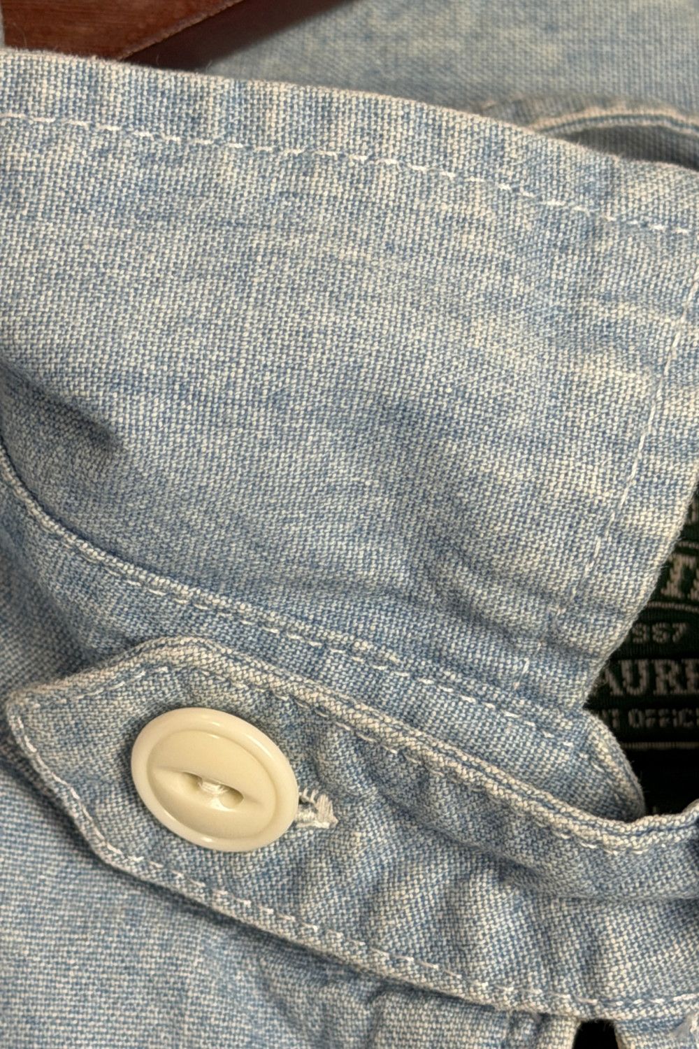 Polo Ralph Lauren 90s Polo Country Ralph Lauren Chambray Zip Jacket Size US L / EU 52-54 / 3 - 8 Thumbnail