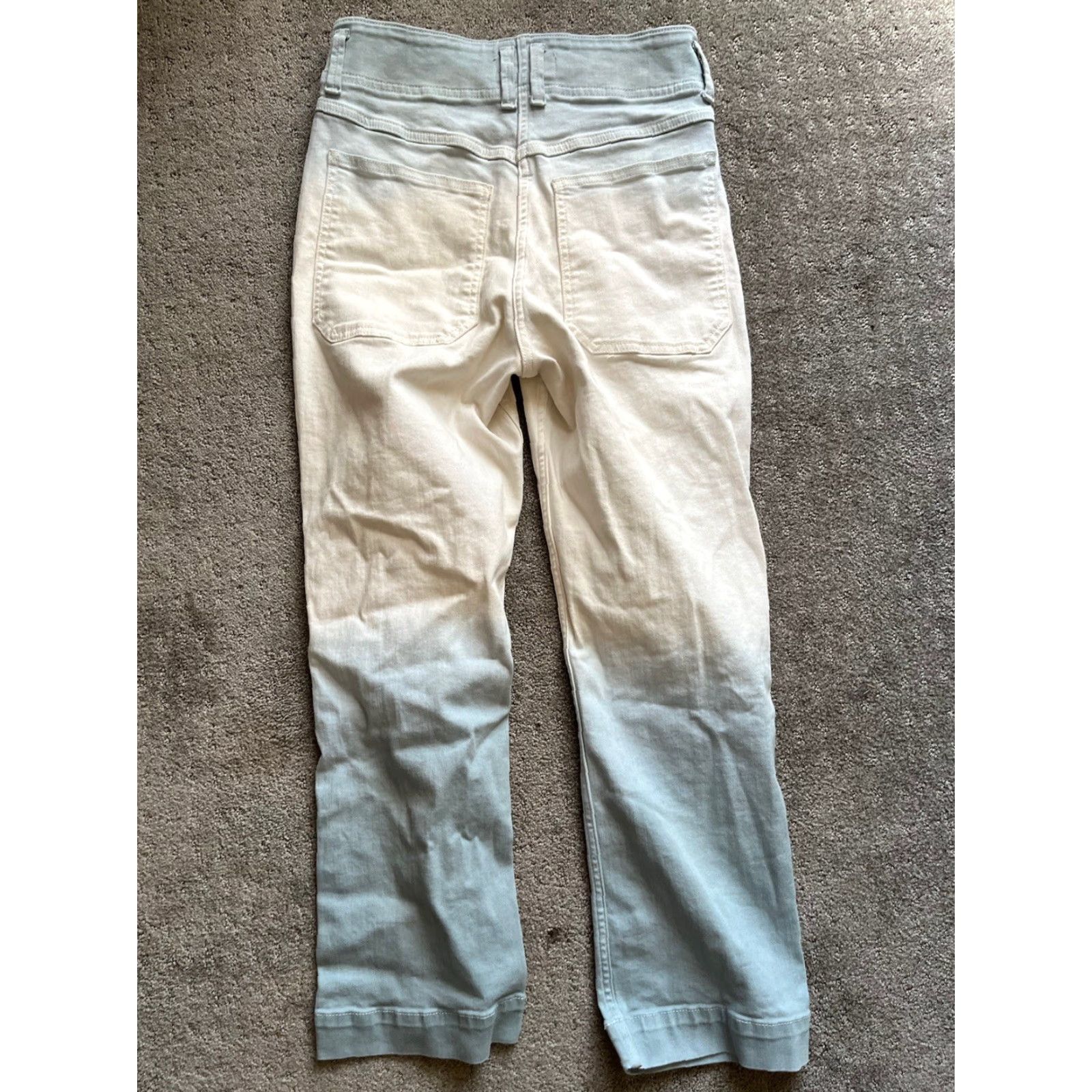 Anthropologie Anthropologie Jeans Womens 27 Blue Ombre Dip Dye High Rise Crop Unlisted Details Size 27" / US 4 / IT 40 - 3 Thumbnail
