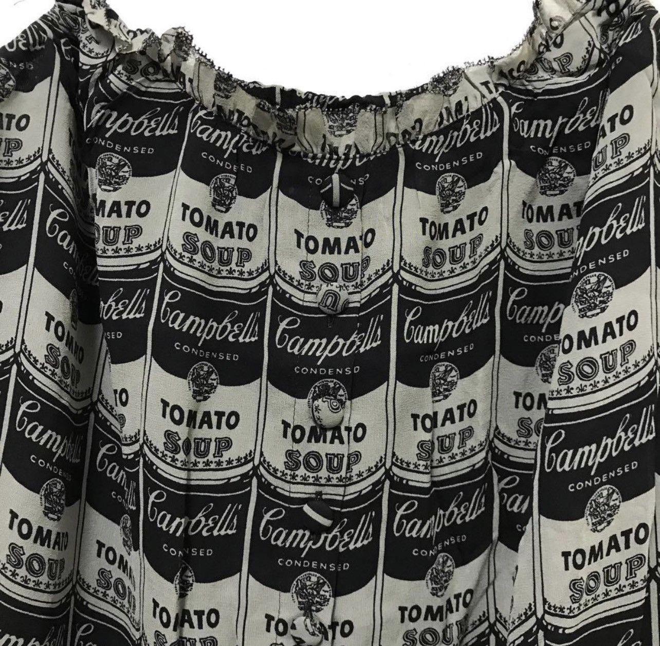Andy Warhol × Hysteric Glamour Hysteric Glamour❌Andy Warhol "Campbell’s Soup" Silk Camisole Size ONE SIZE - 3 Thumbnail