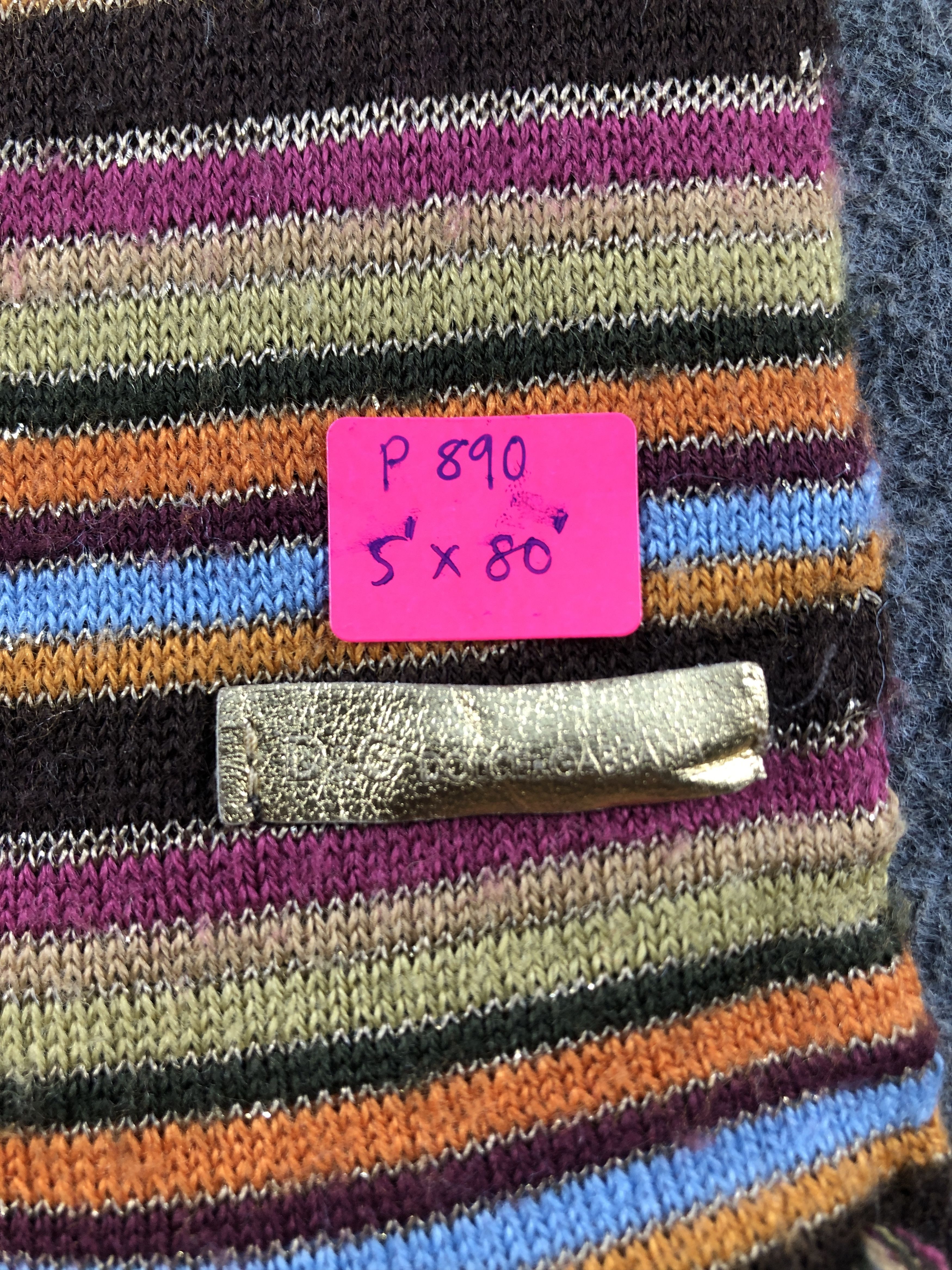 Dolce & Gabbana D&G Scarf / Muffler / Neckwear P890 Size ONE SIZE - 4 Thumbnail