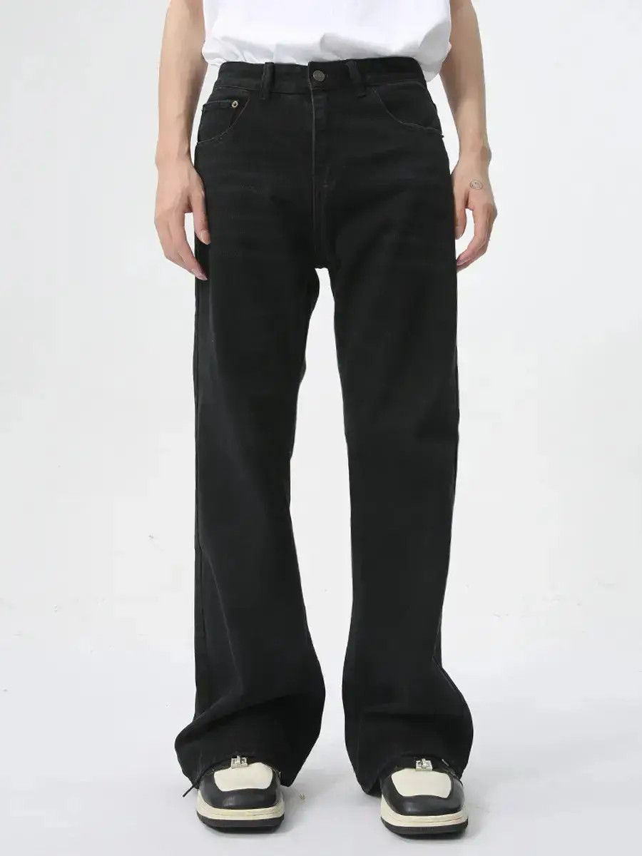 Japanese Brand Retro loose high street micro flared jeans Size US 32 / EU 48 - 2 Thumbnail