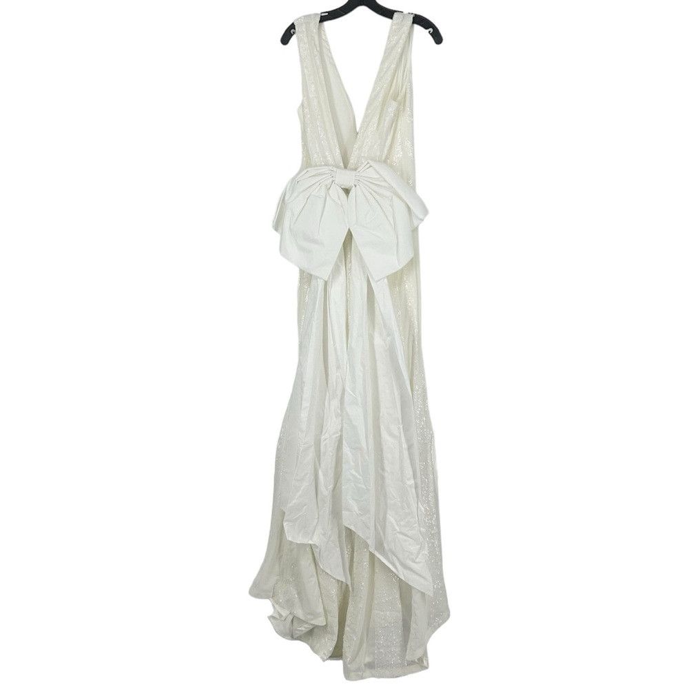 Other REBECCA VALLANCE DAVINA TAFFETA BOW GOWN IVORY MODERN BRIDE Size M / US 6-8 / IT 42-44 - 3 Thumbnail