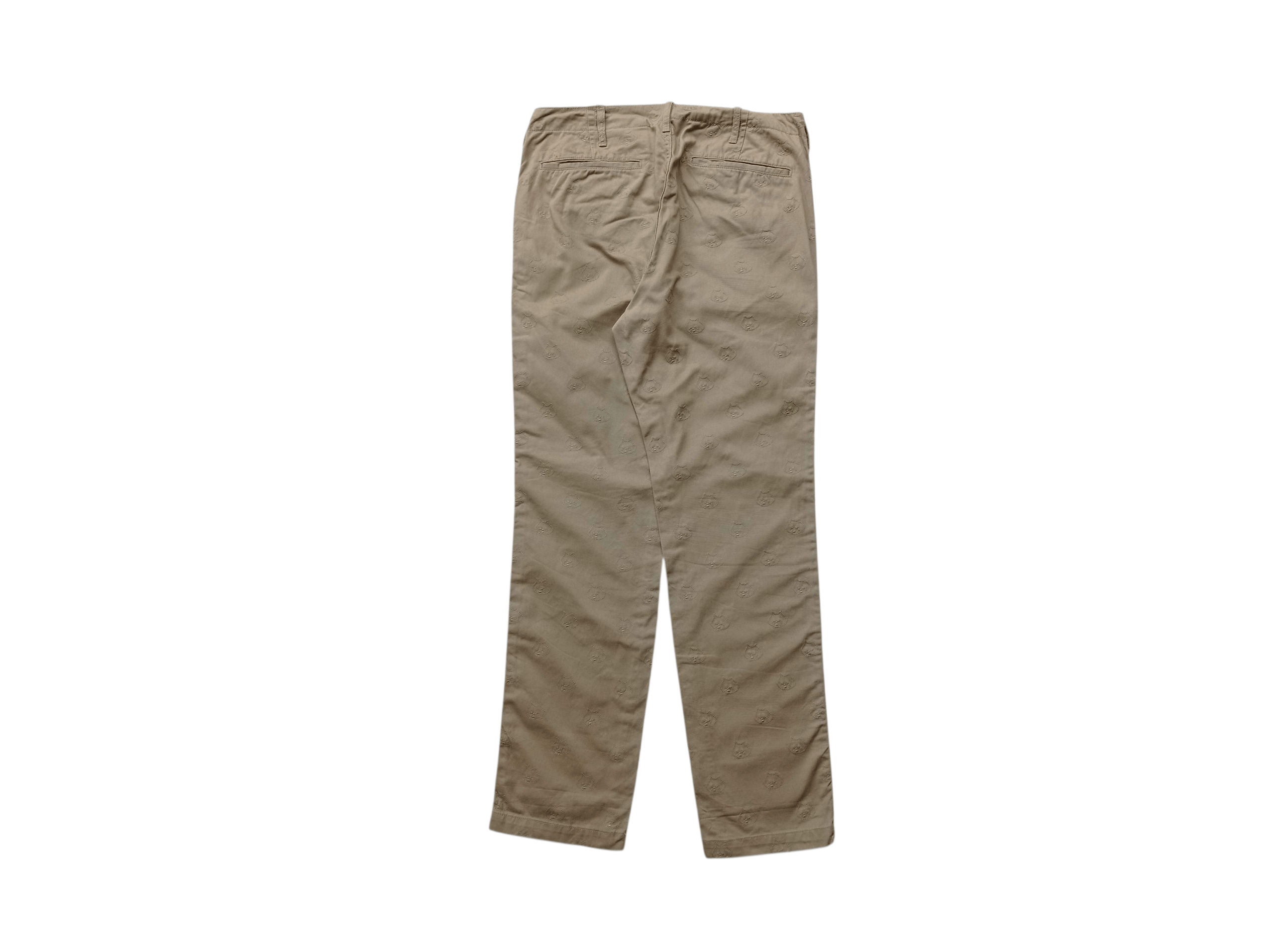 Issey Miyake Ne-net Issey Miyake cats stitched khaki trouser Size US 32 / EU 48 - 5 Thumbnail