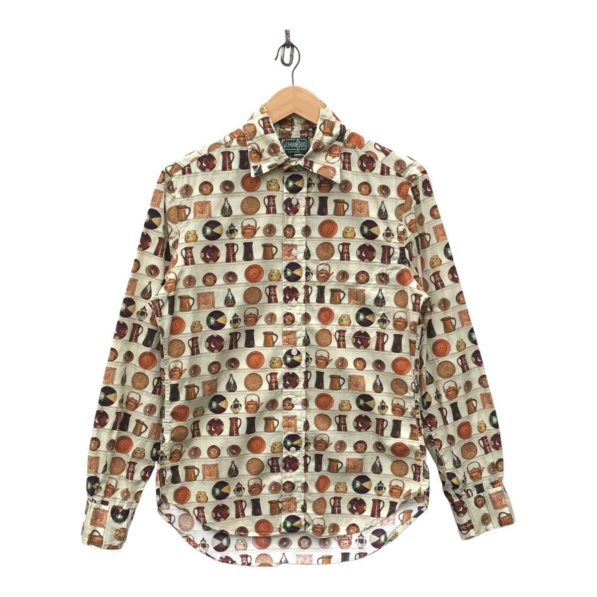 Vintage Gitman Bros Usa Overprinted Button Ups Longsleeve