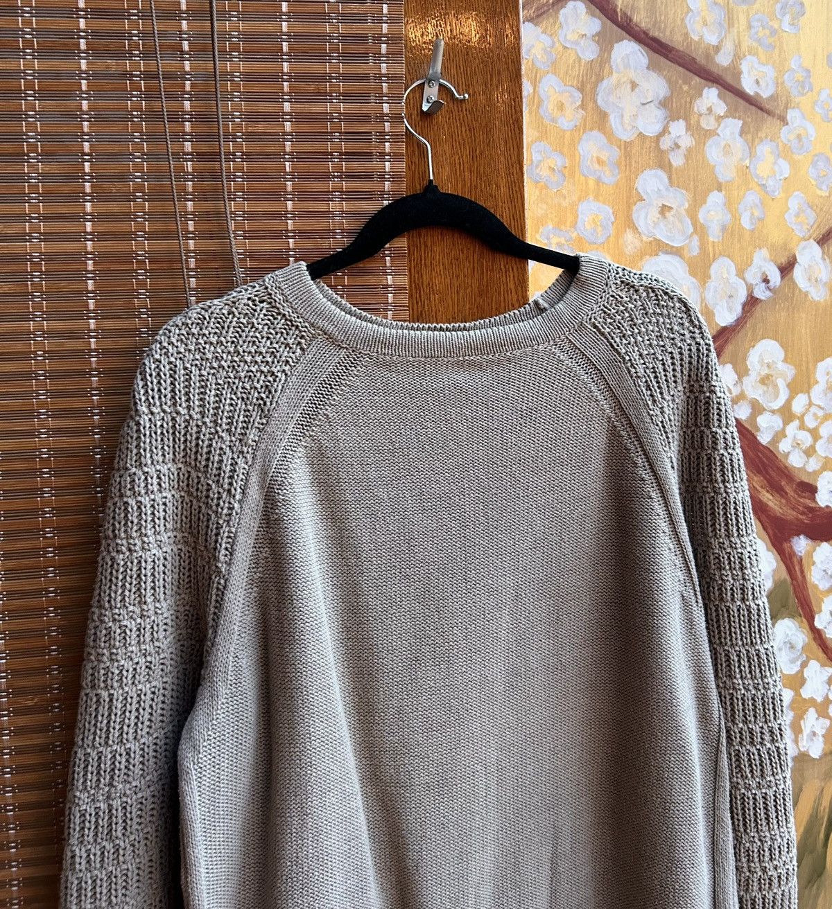 Silent By Damir Doma Silent Damir Doma Knit Sweater Linen Cotton Blend Beige Size US M / EU 48-50 / 2 - 3 Thumbnail