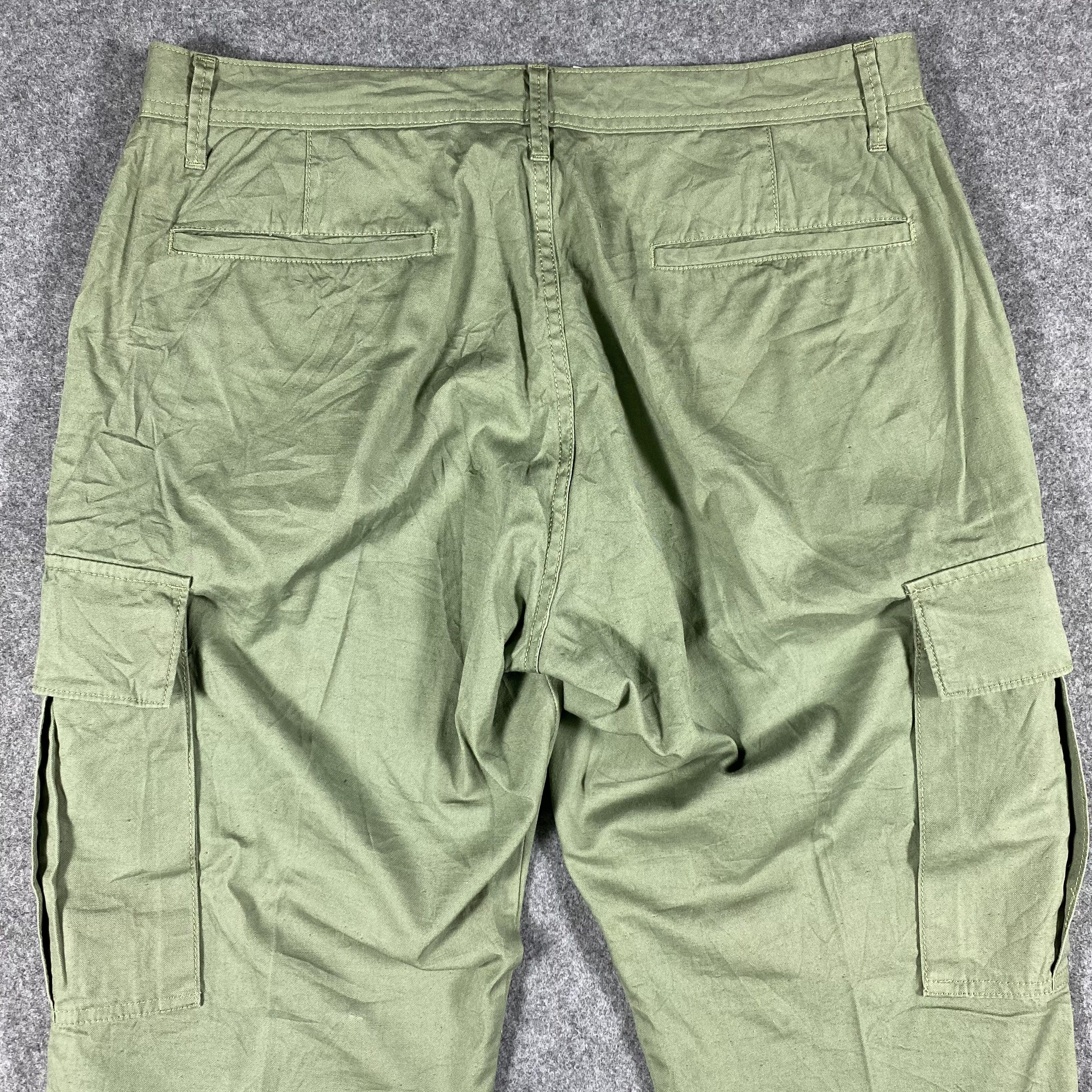 Japanese Brand Japanese Brand Back Number Multipocket Tactical Cargo Pants Size US 33 - 10 Thumbnail