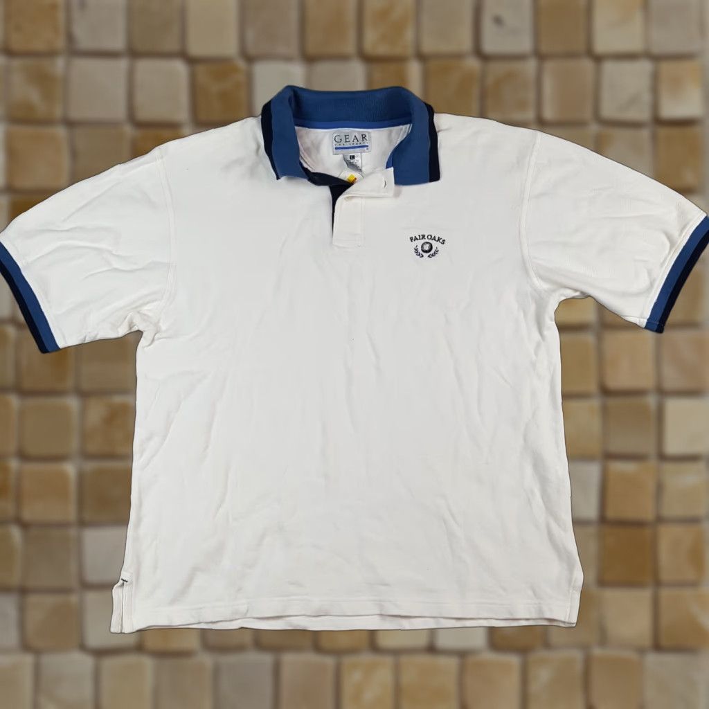 Vintage VINTAGE Fair Oaks Golf Club Preppy Polo Men's L White Collared Shirt Golfing Size US L / EU 52-54 / 3 - 1 Thumbnail