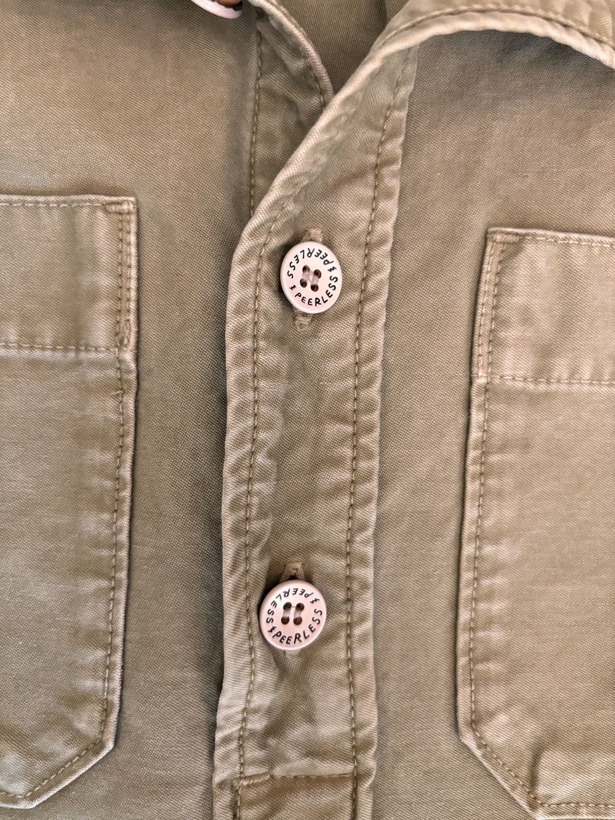 Visvim Visvim F.I.L. Peerless Half-Placket Button-Up Shirt Size US S / EU 44-46 / 1 - 4 Thumbnail