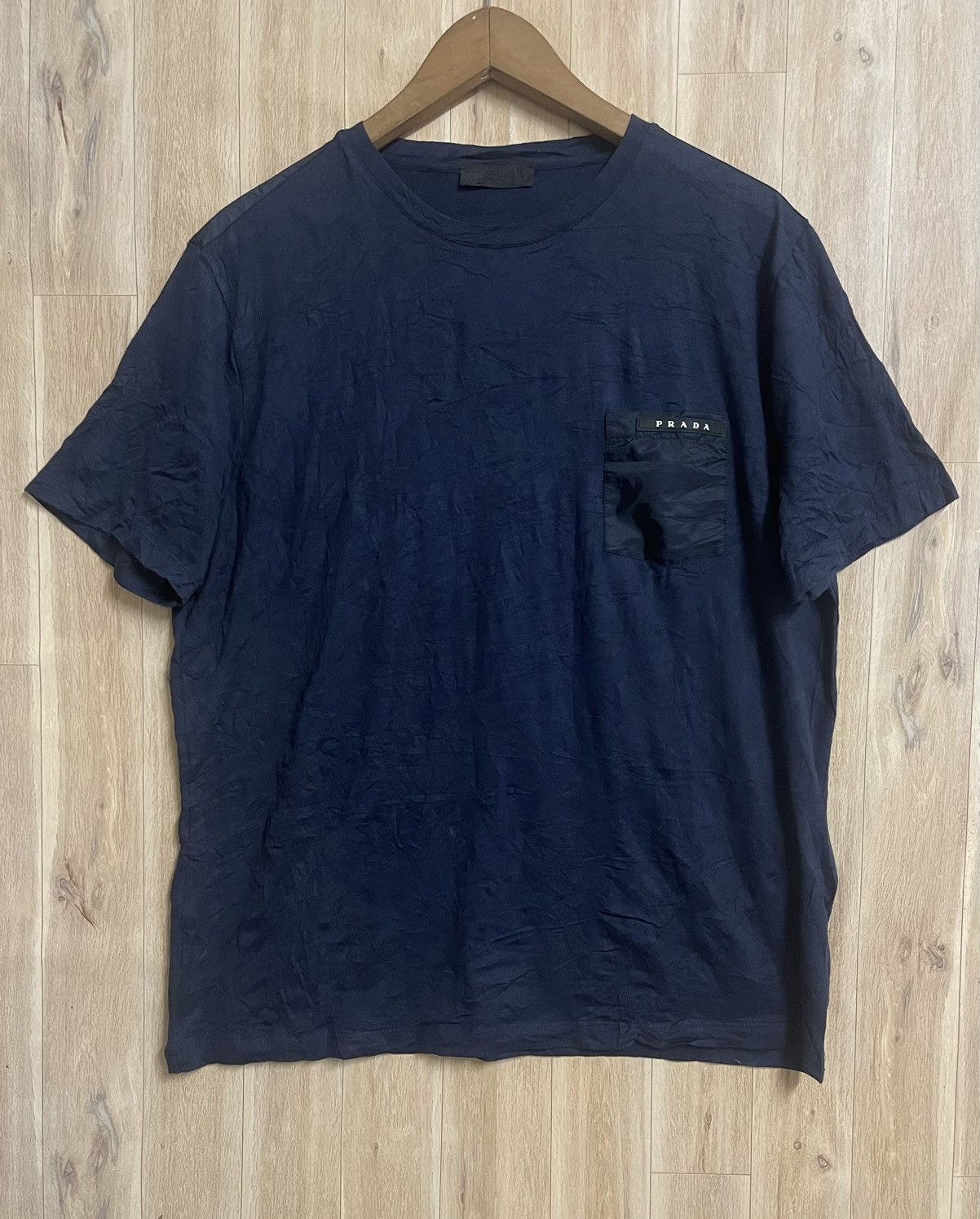 Prada Prada Re-Nylon Pocket Jersey T shirt XL Made in Romania Size US XL / EU 56 / 4 - 2 Thumbnail