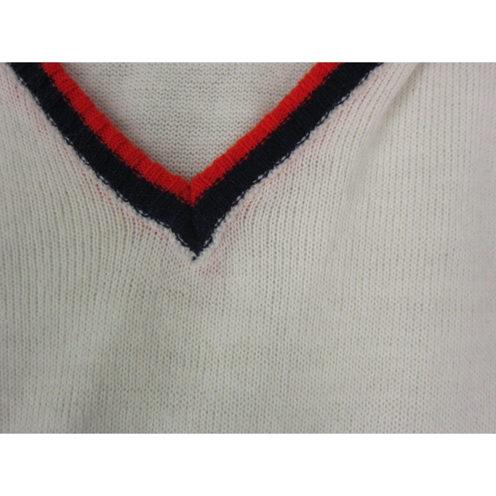 Vintage VINTAGE Sidney Gould Sweater Womens S White 60s 70s Preppy Knit Pullover Sleeveless Collared Polo Classic City 80s 90s Mens Womens Boys Girls Size S / US 4 / IT 40 - 4 Thumbnail