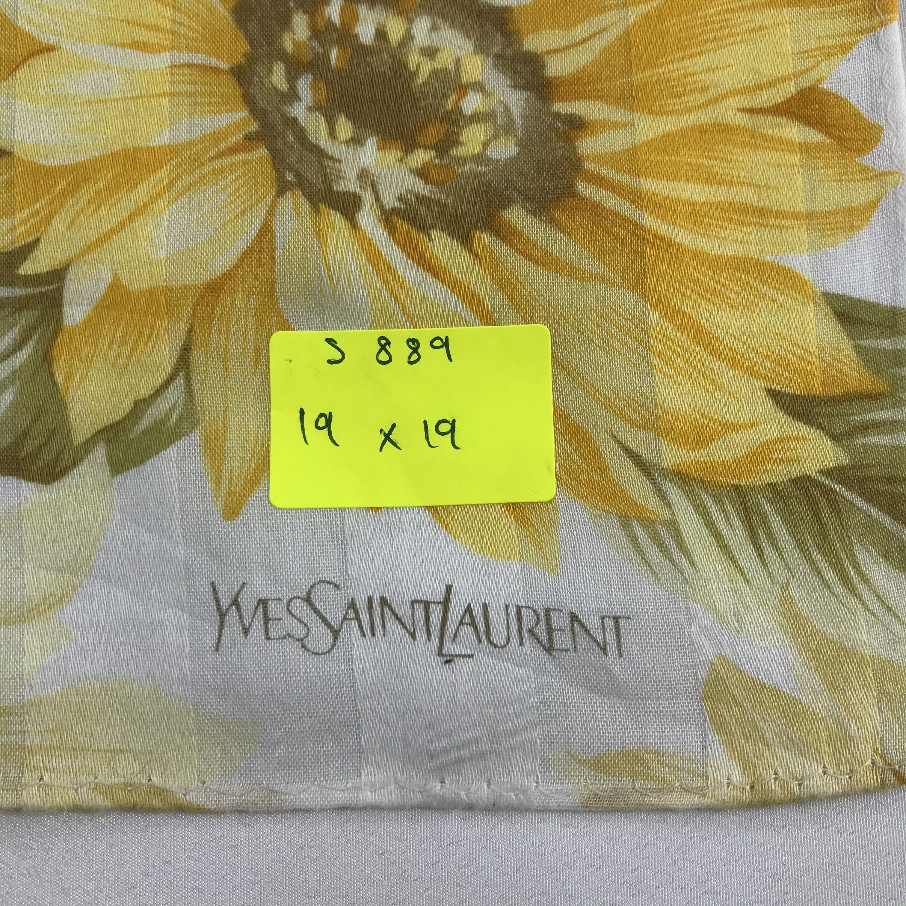 Vintage × Yves Saint Laurent Yves Saint Laurent Bandana / Handkerchief /Neckerchief -S889 Size ONE SIZE - 5 Thumbnail