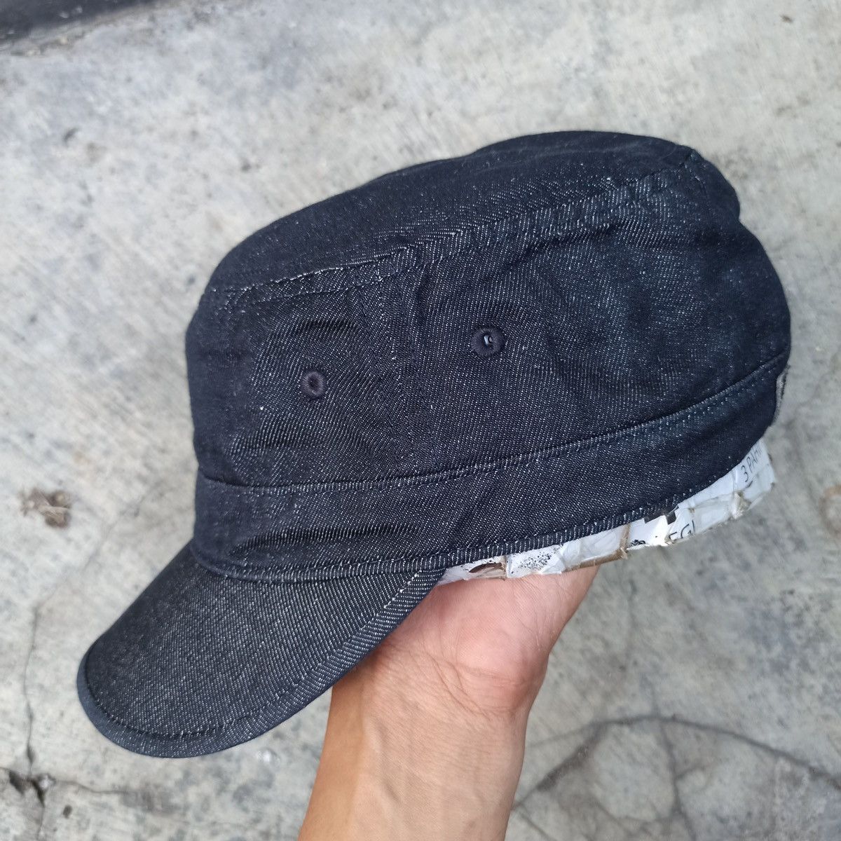 Japanese Brand × Uniqlo Black chrome sailor patrol hat Size ONE SIZE - 4 Thumbnail