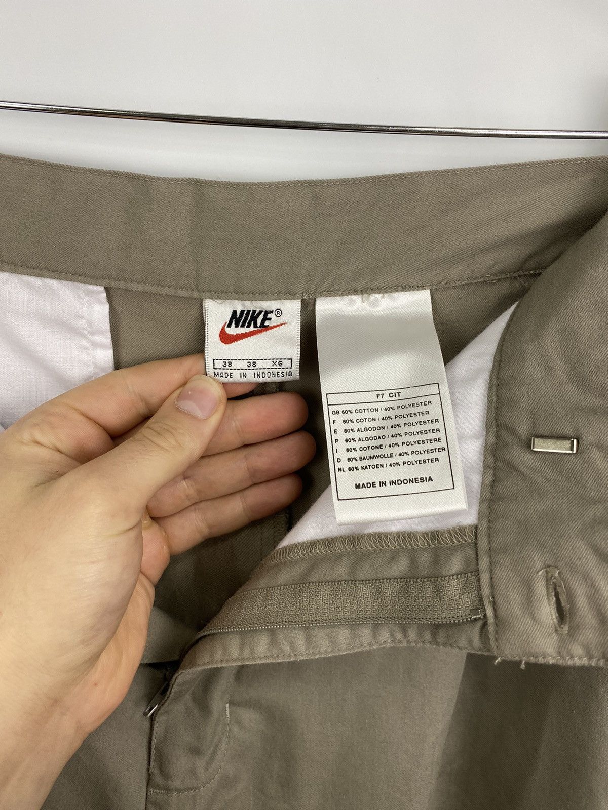 Nike 🇺🇸🎾 Vintage 90s Nike Challenge Court Tennis Shorts Retro Y2K Size US 36 / EU 52 - 8 Thumbnail