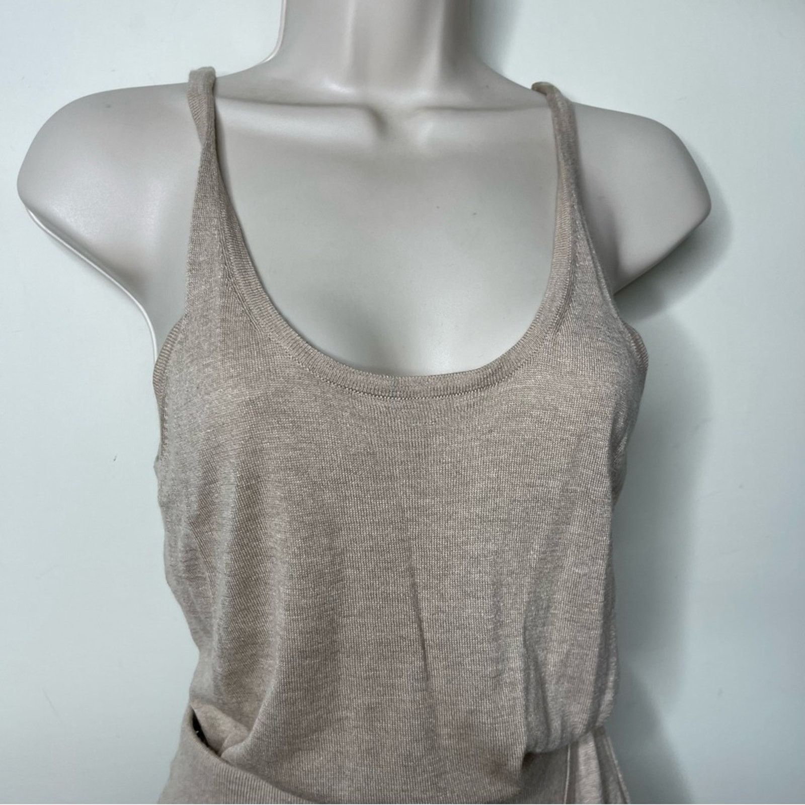Michael Kors Sand lightweight knit 2 Ps set tank maxi skirt