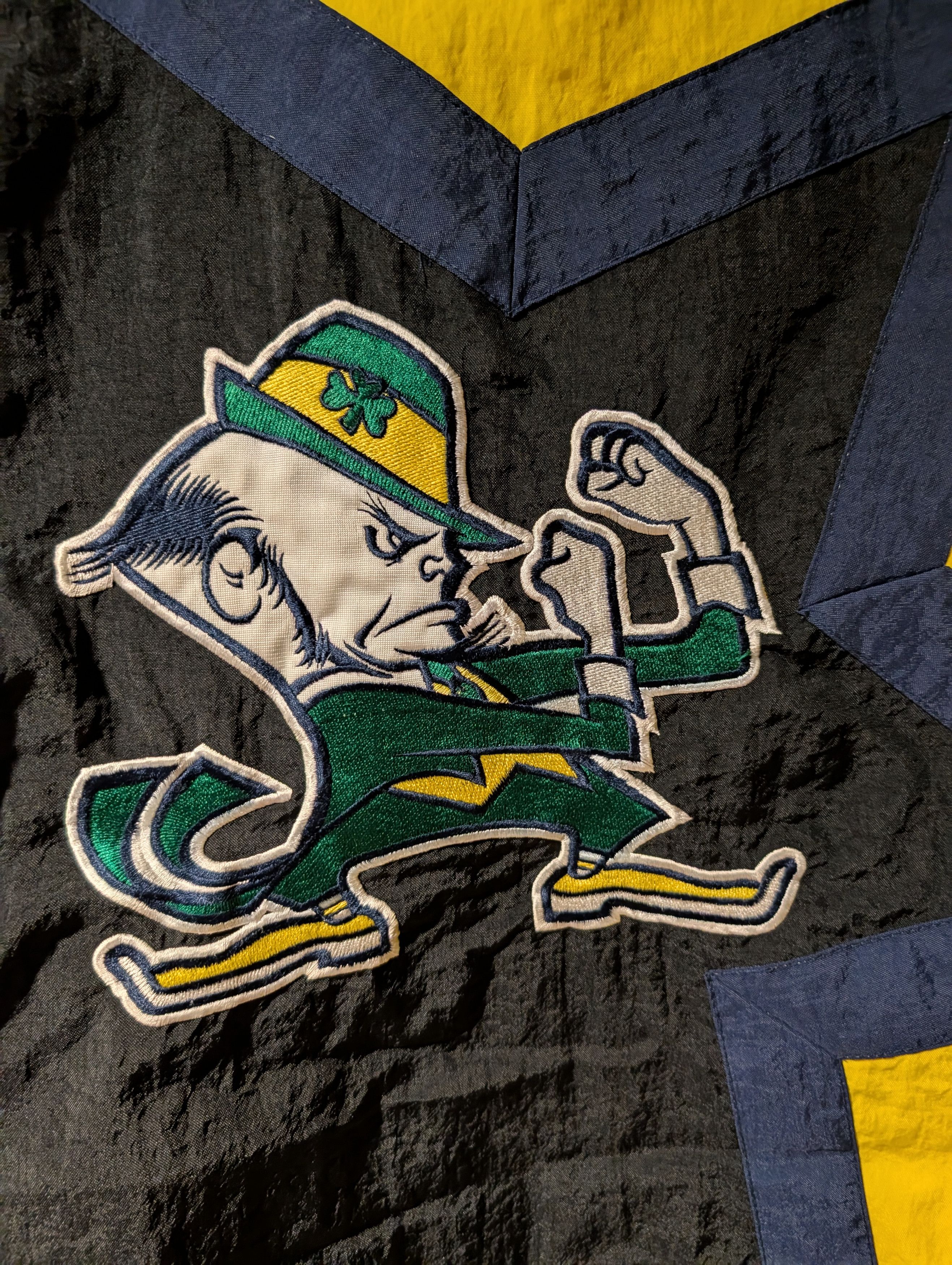 Apex One Vintage 90s Notre Dame Fighting Irish APEX Puffer Jacket Size US XL / EU 56 / 4 - 2 Thumbnail