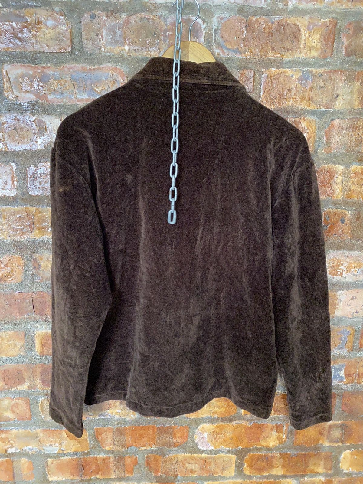 Tornado Mart 1990s Tornado Mart Japan Velour Zipper Jacket Size US M / EU 48-50 / 2 - 7 Thumbnail
