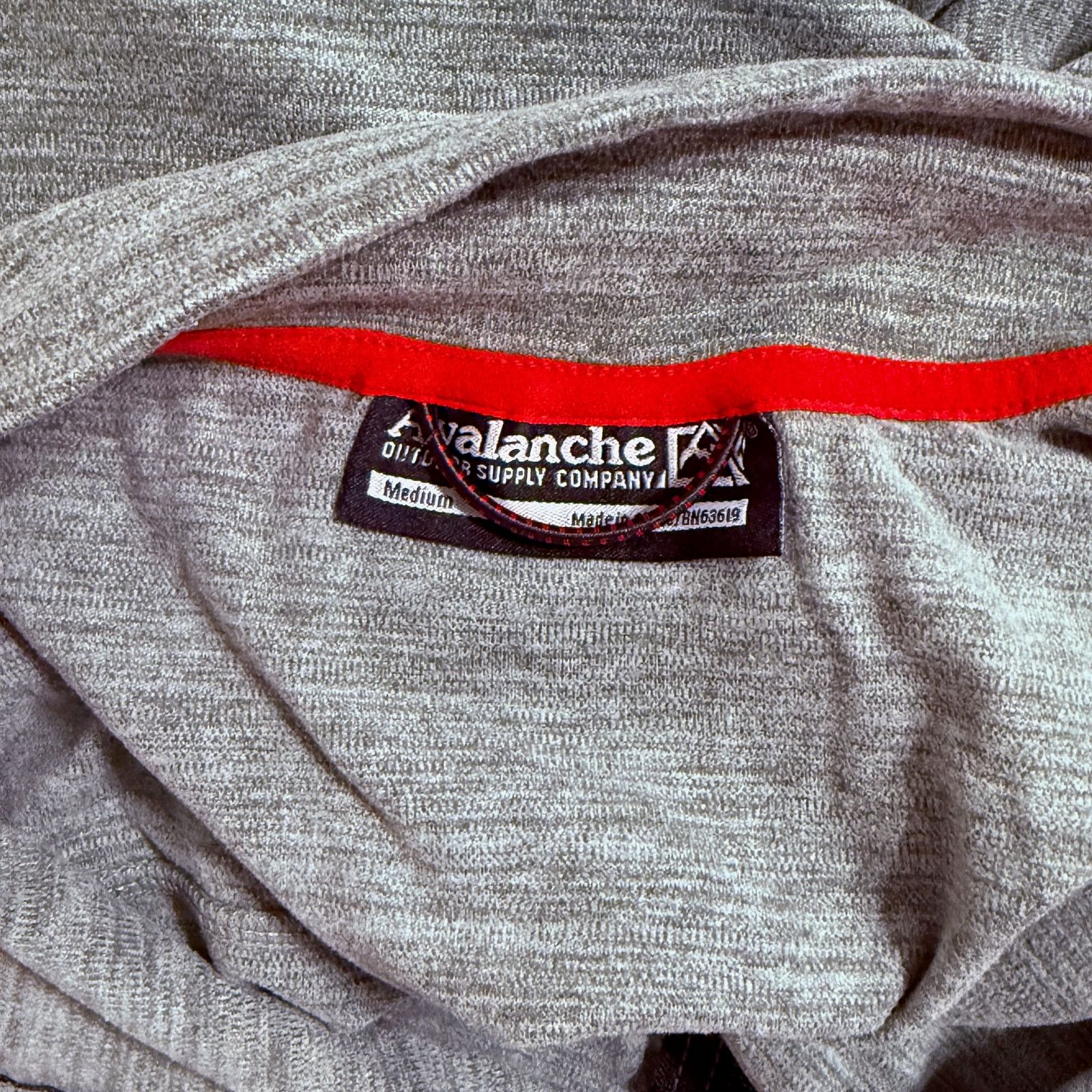 Avalanche Avalanche Outdoor Supply Co. Gray Half Zip Pullover | Sz M Size US M / EU 48-50 / 2 - 7 Thumbnail