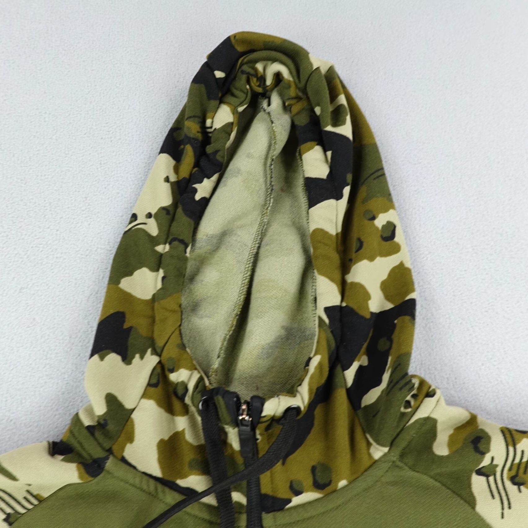 Nike Nike Hoodie Mens Small Green Camo Full Zip Sweater Sweatshirt Jacket Dri Fit Size US S / EU 44-46 / 1 - 2 Thumbnail