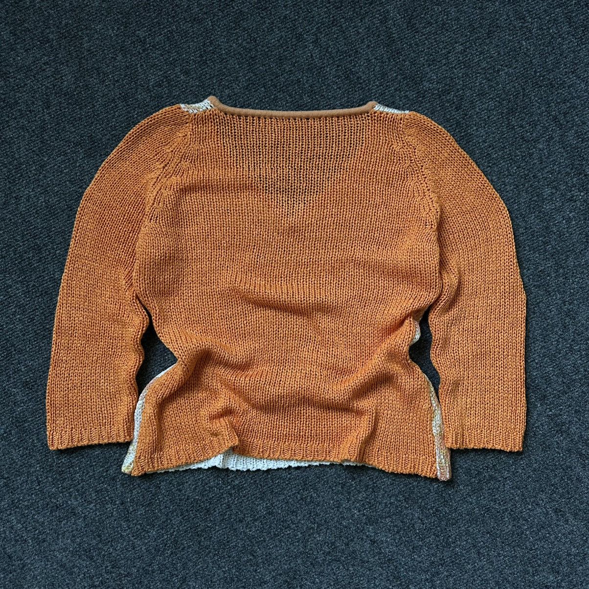 If Six Was Nine VTG Knit V Neck Sweater Long Y2K 00s USA Hype Trend Pop Grun Size S / US 4 / IT 40 - 5 Thumbnail
