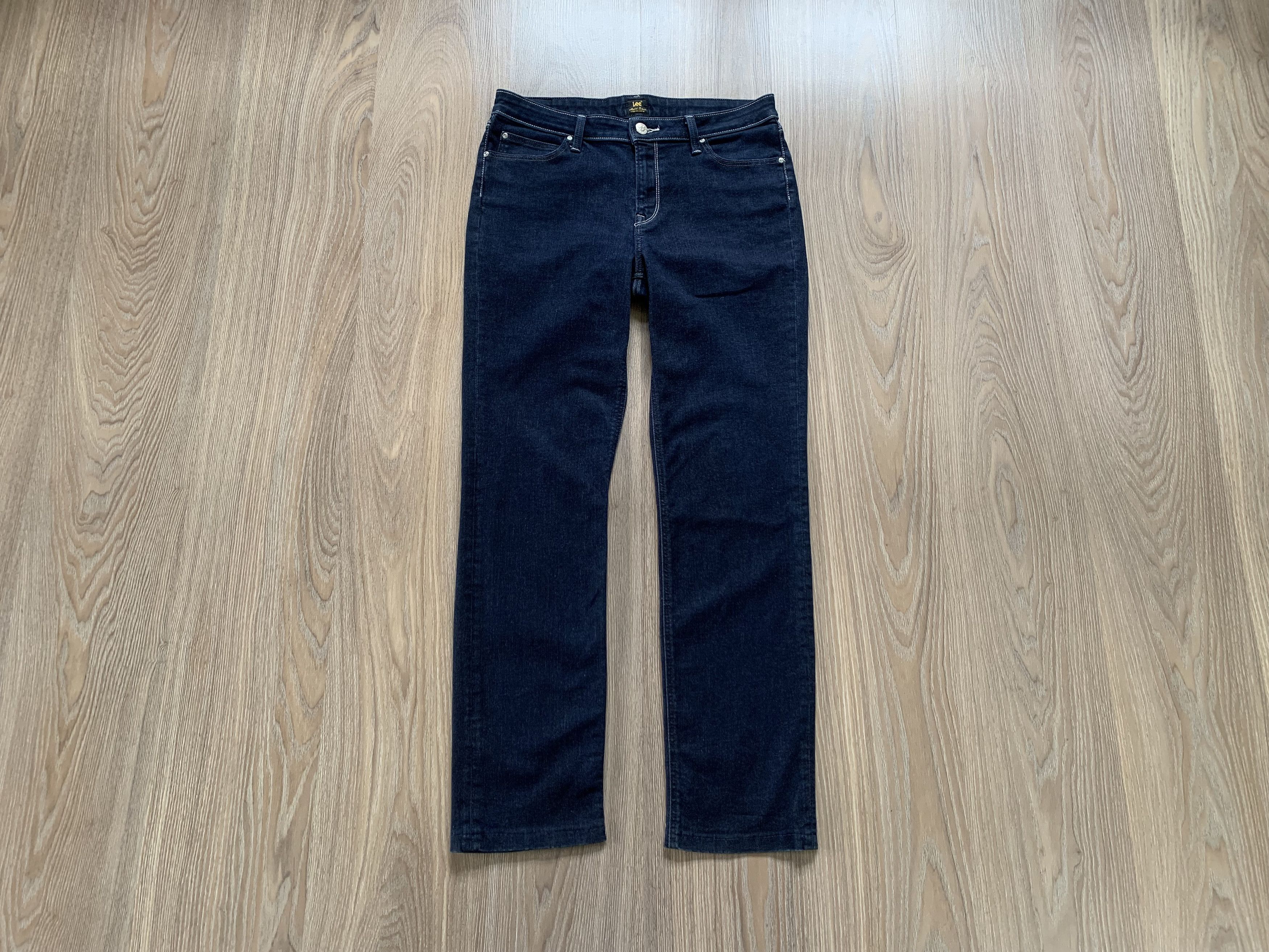 Lee Lee Womens Navy Blue Stretch Jeans Size 32" / US 10 / IT 46 - 1 Thumbnail