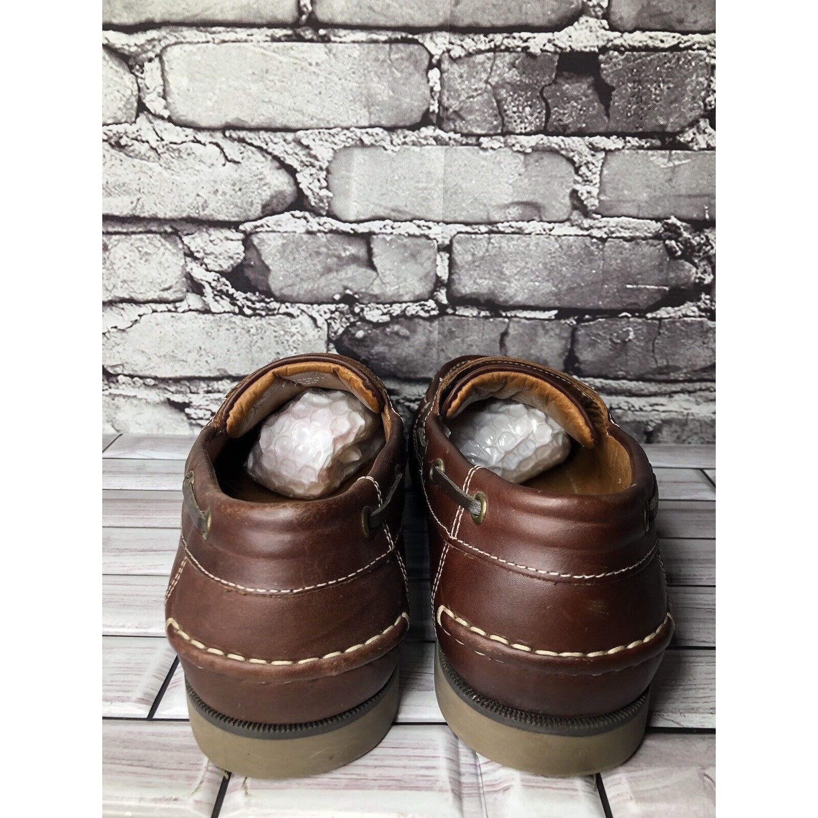 Windsor Smith Samuel Windsor Brown Leather Penny Loafers Casual Boat Shoes Size US 9.5 / EU 42-43 - 4 Thumbnail