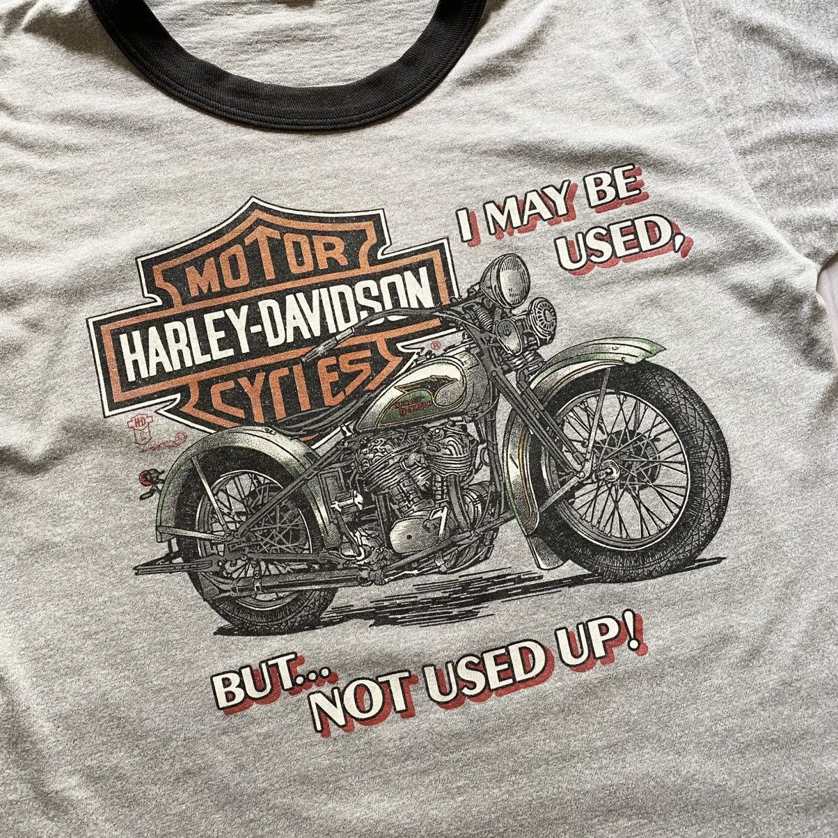 Harley Davidson Harley Davidson 1987 I May Be Used Like 3D Emblem T-Shirt Size US S / EU 44-46 / 1 - 3 Thumbnail