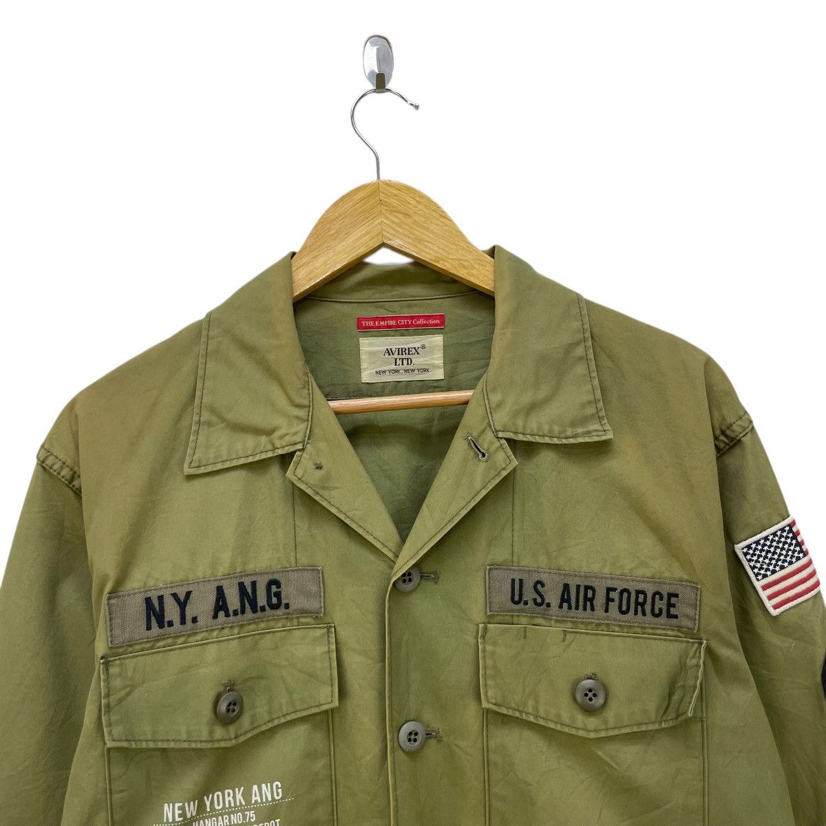 Avirex 🔥Vintage Sunfaded Avirex Us army Shirt Jacket Size US M / EU 48-50 / 2 - 4 Thumbnail