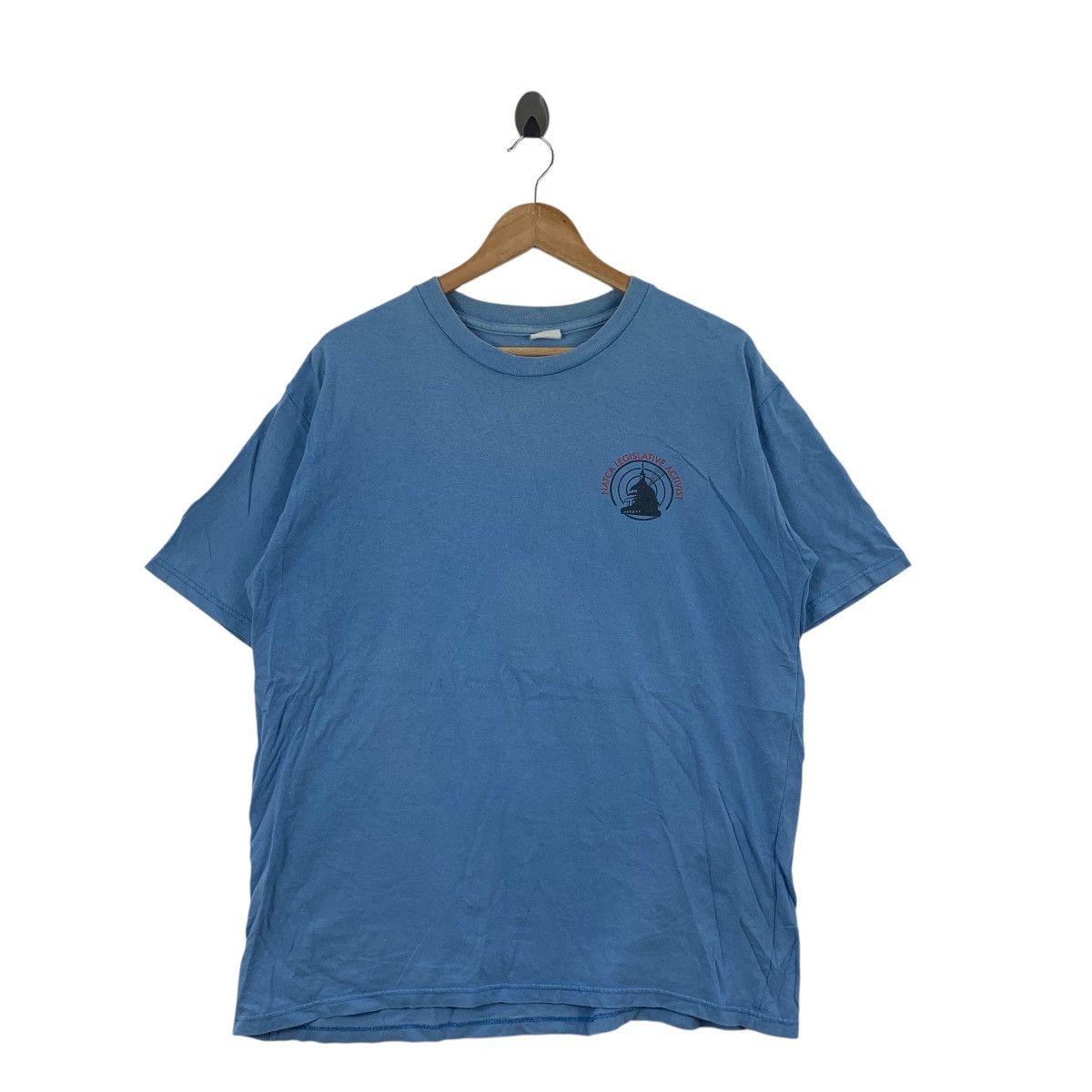 Vintage Vintage NATCA Protect Your Future Tee Shirt Top Backhit Size US L / EU 52-54 / 3 - 4 Thumbnail