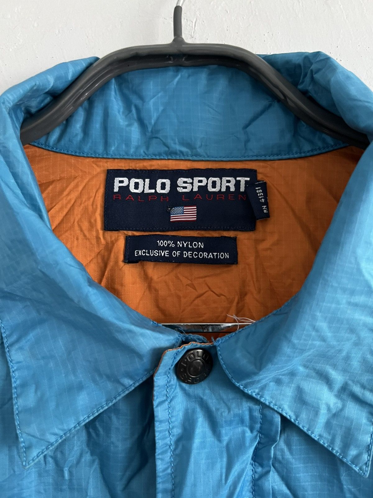 Polo Ralph Lauren Vintage 90s Polo Sport Ralph Lauren Pullover Windbreaker Size US XL / EU 56 / 4 - 4 Thumbnail