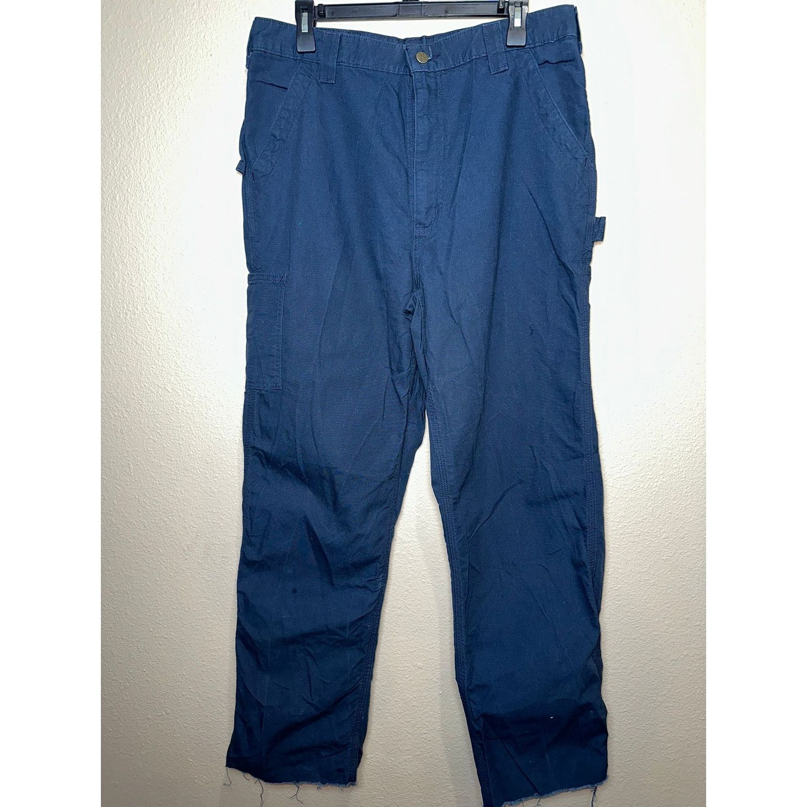 Carhartt 👖 Durable Carhartt Work Pants - Cotton Blend, Size 34x36 Size US 34 / EU 50 - 1 Thumbnail