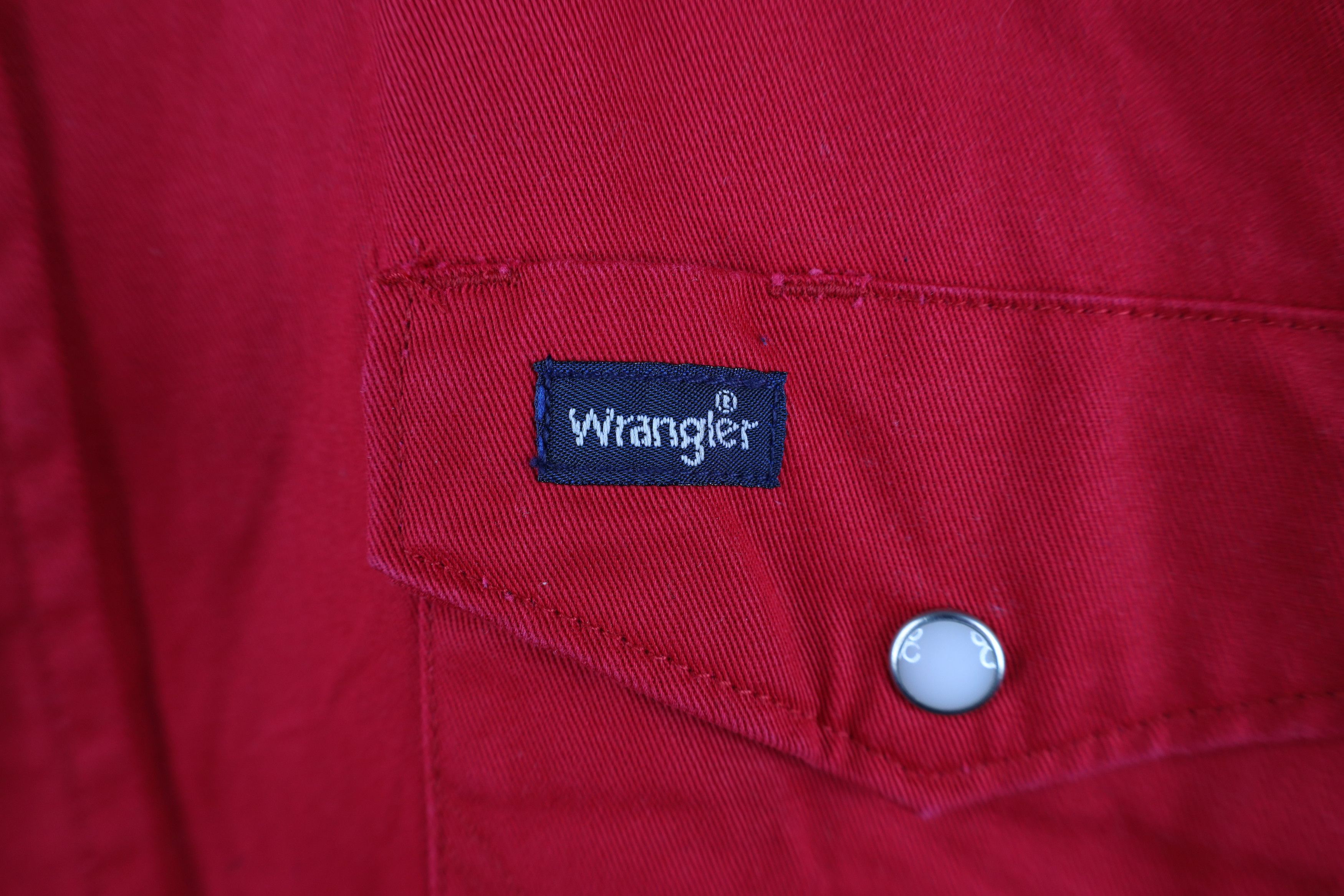 Wrangler Vintage 90s Wrangler Heavyweight Western Cowboy Button Shirt Size US XXL / EU 58 / 5 - 4 Thumbnail