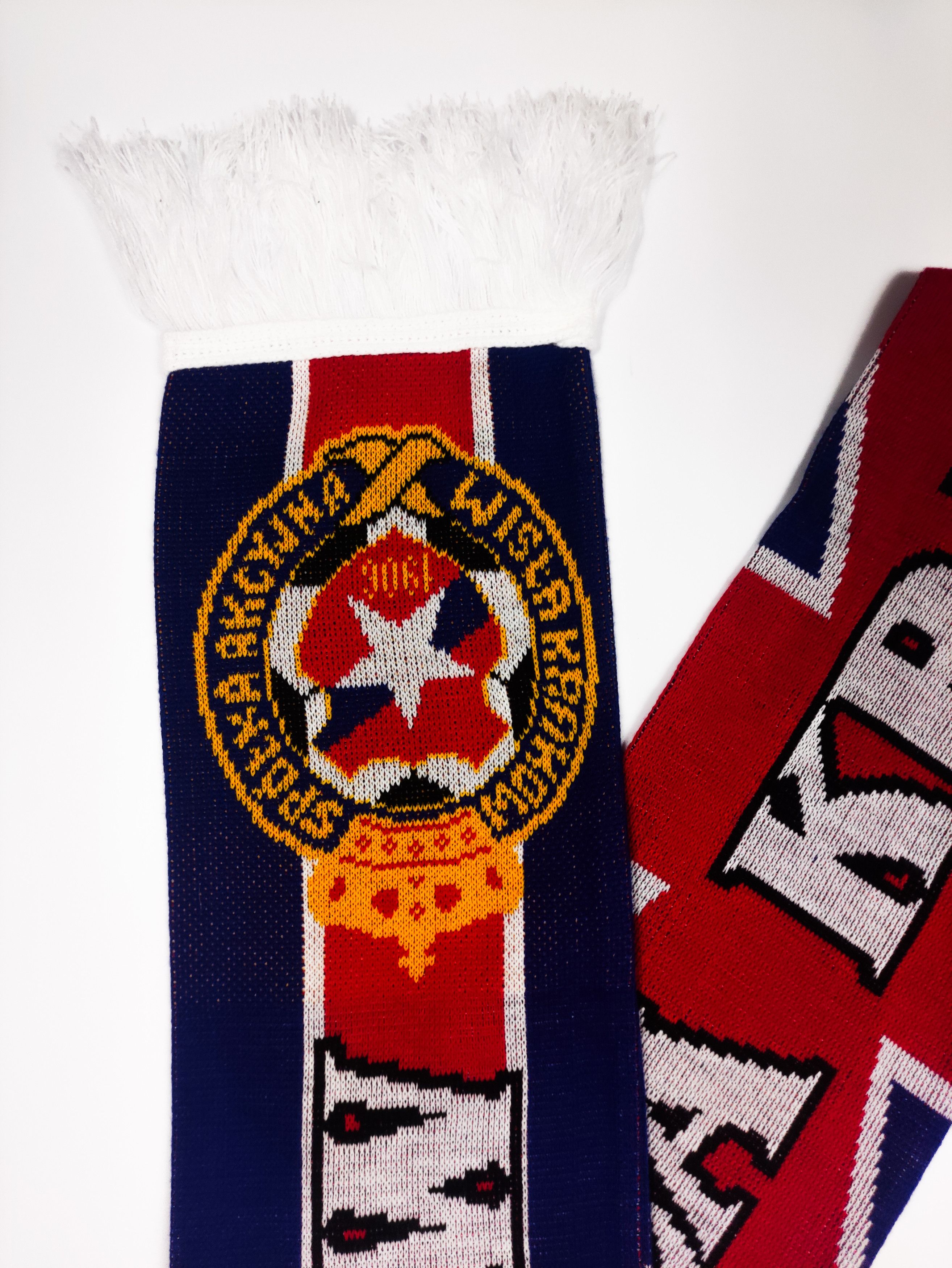 Other Wisla Krakow United Kingdom UK Scarf Hooligans Ultras Polen Size ONE SIZE - 4 Thumbnail