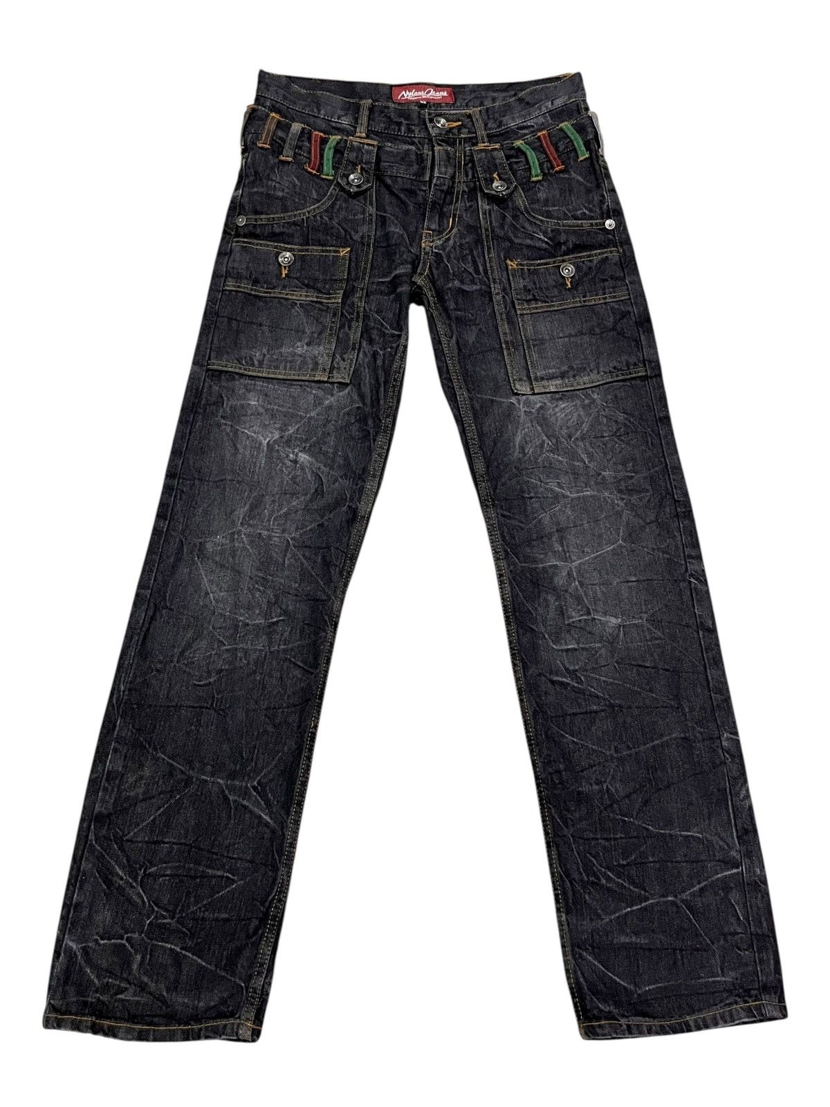 Fragment Design × Undercover Nylaus Supreme Grunge Double Waist Bushpants Distressed 28” Size US 28 / EU 44 - 2 Thumbnail