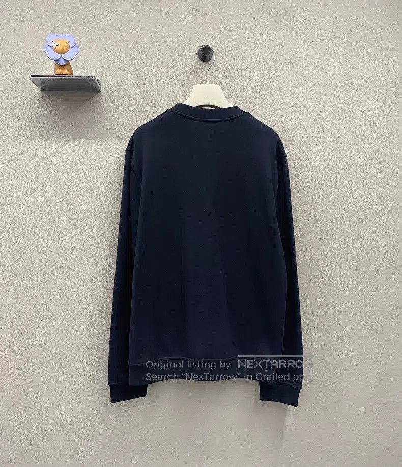 Hermes Hermes Navy Sweatshirt with Animal and Number Print Design Size US L / EU 52-54 / 3 - 2 Thumbnail