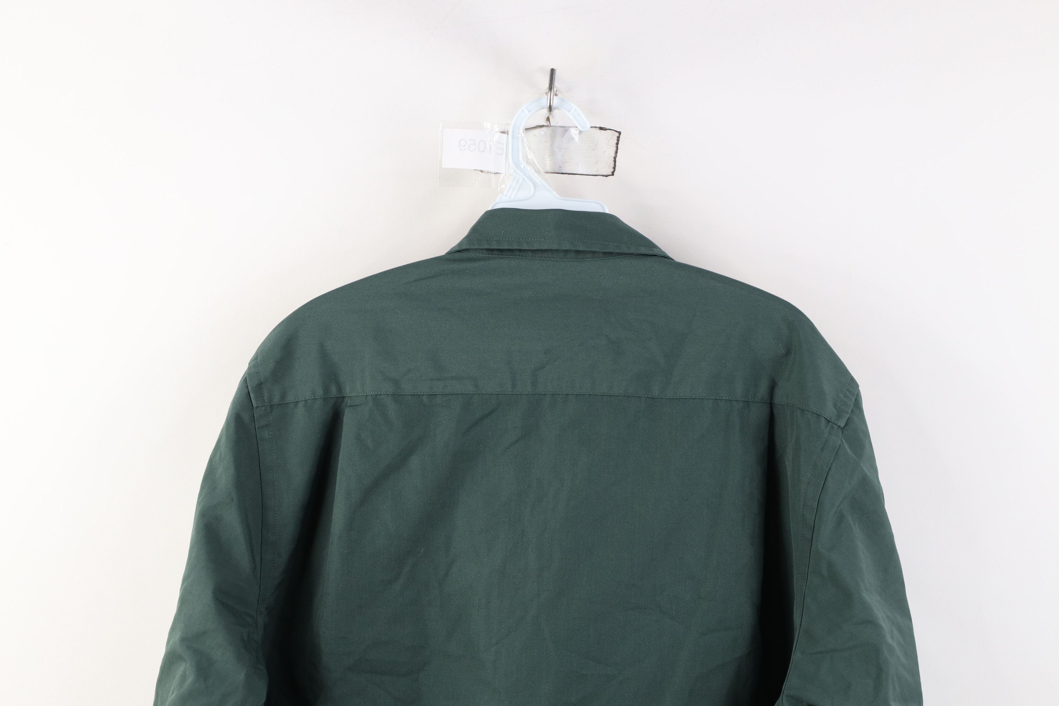 Cabelas Vintage 90s Cabelas Bush Safari Collared Button Shirt Green Size XL / US 12-14 / IT 48-50 - 13 Thumbnail