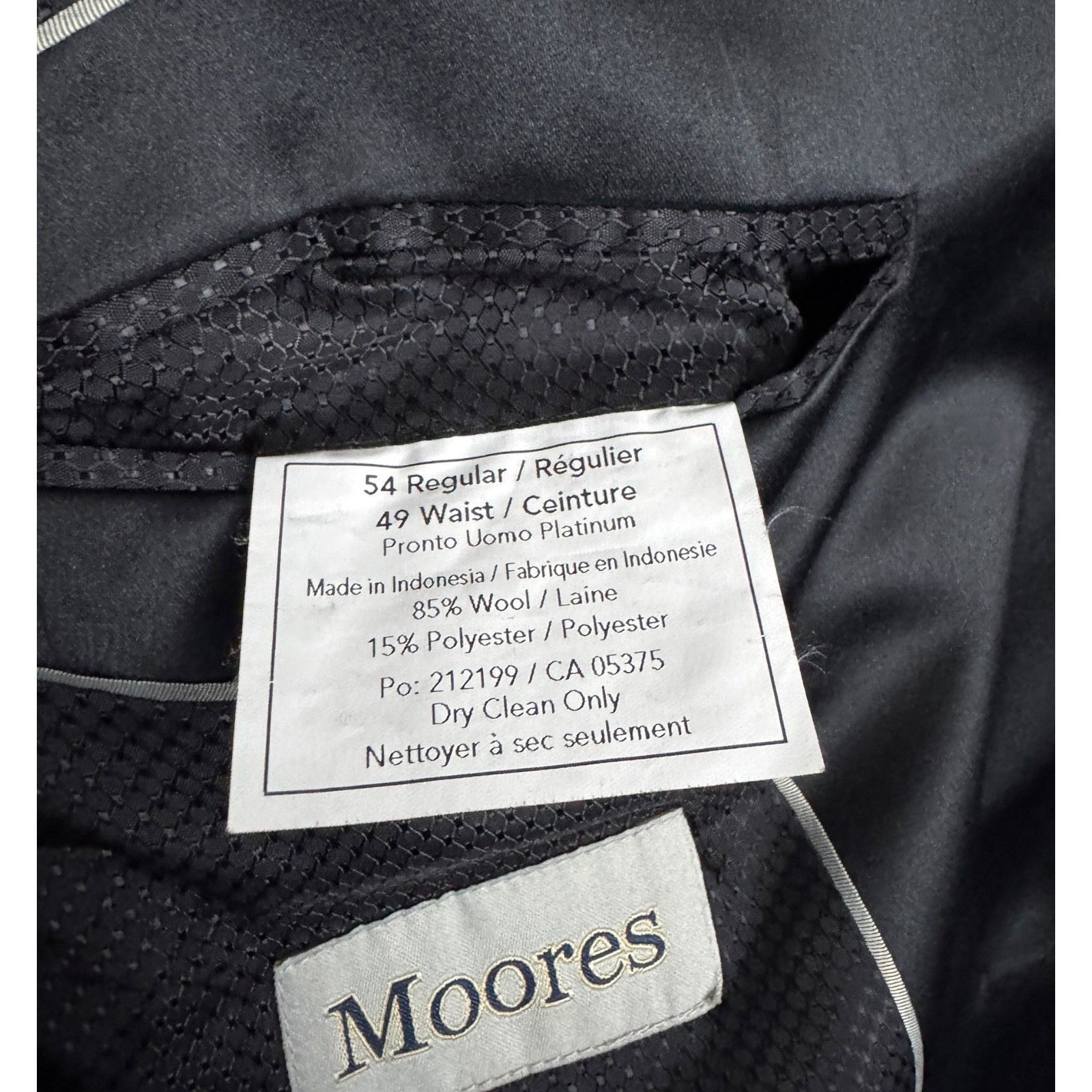 Pronto Uomo PRONTO UOMO Moores Designer Formal Business Tuxedo Suit 54R Size 54R - 4 Thumbnail