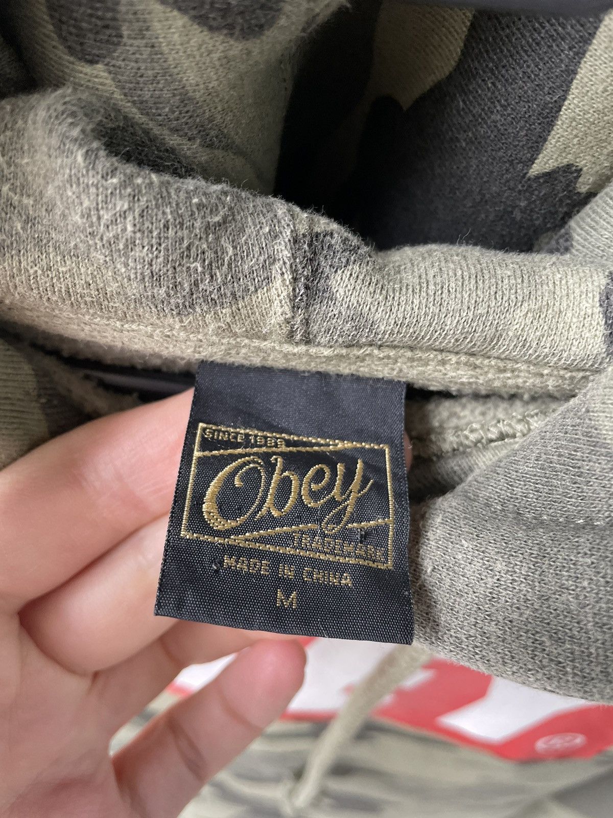 Obey Obey Hoodie Military Sweatshirt Size US M / EU 48-50 / 2 - 7 Thumbnail