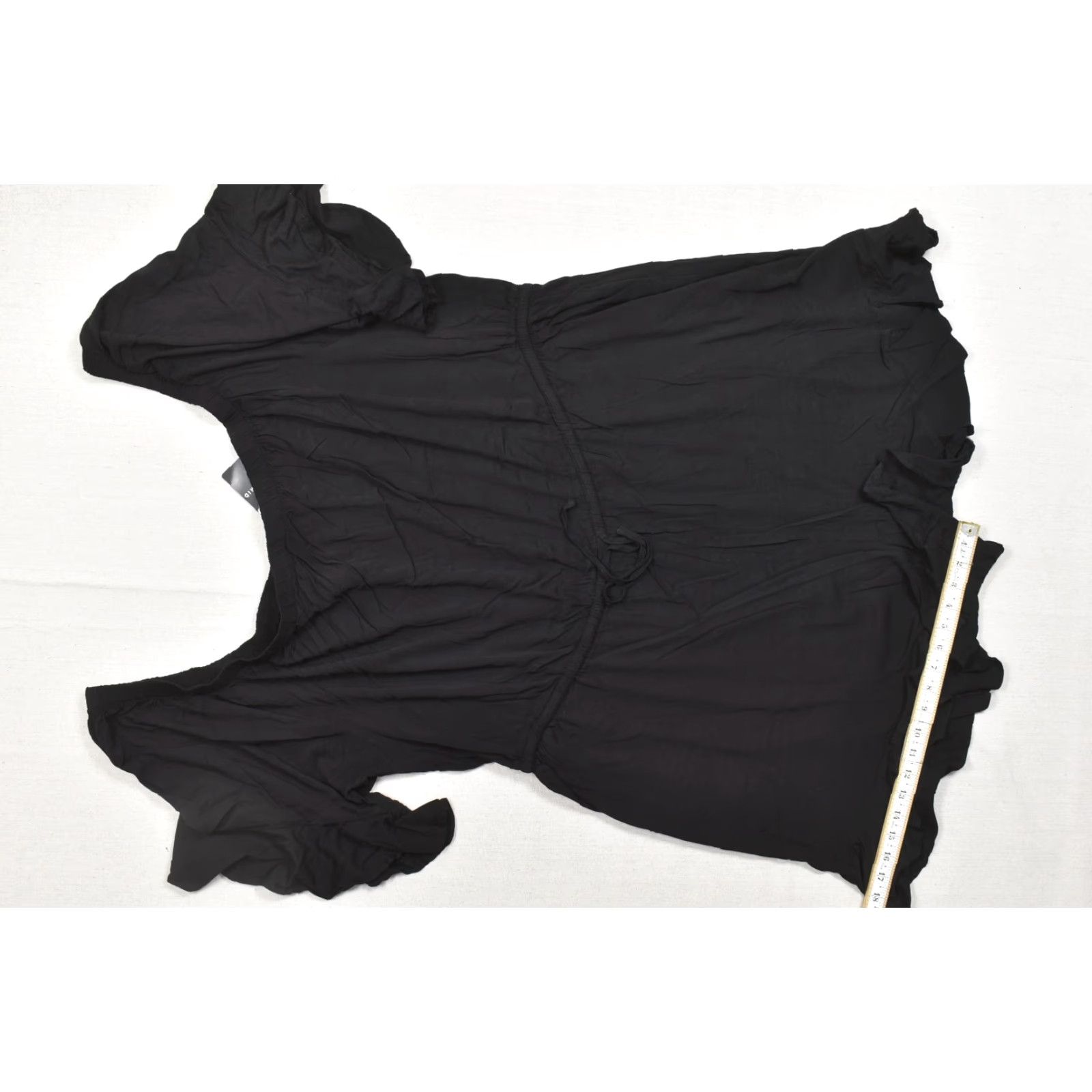 Torrid Torrid Romper Women 4 4X Plus Black Stretch Challis Off The Shoulder NWT NEW Size 40" / US 18 - 5 Thumbnail