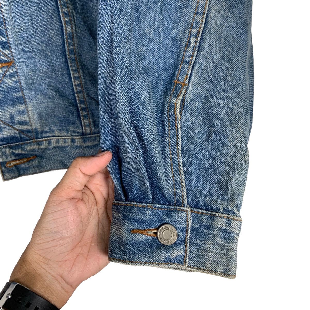 Japanese Brand HILL CROP Western Wear Denim Jacket #0859-C38 Size US M / EU 48-50 / 2 - 13 Thumbnail