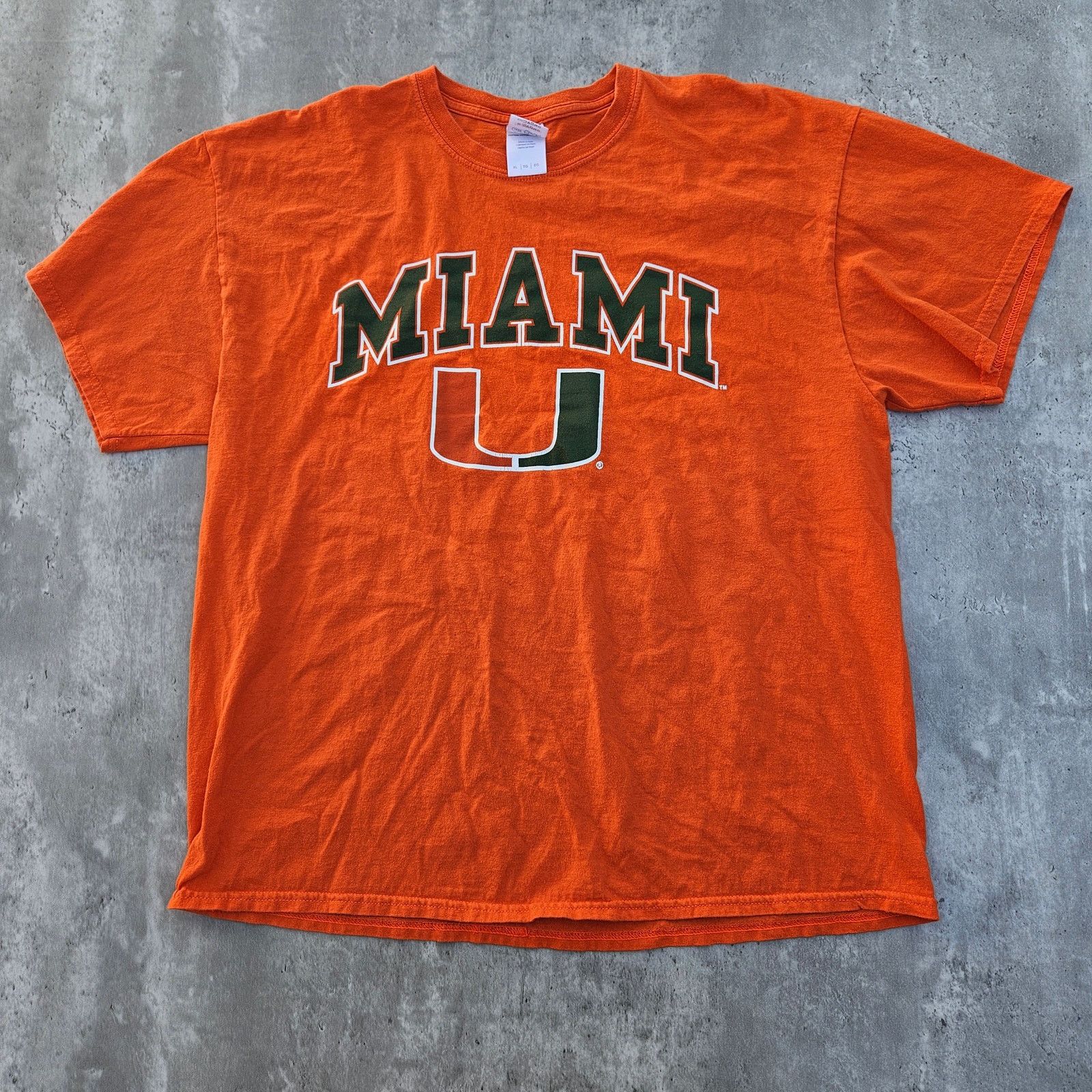 Gildan Vintage Miami University T shirt Mens' Size X-Large Size US XL / EU 56 / 4 - 1 Thumbnail