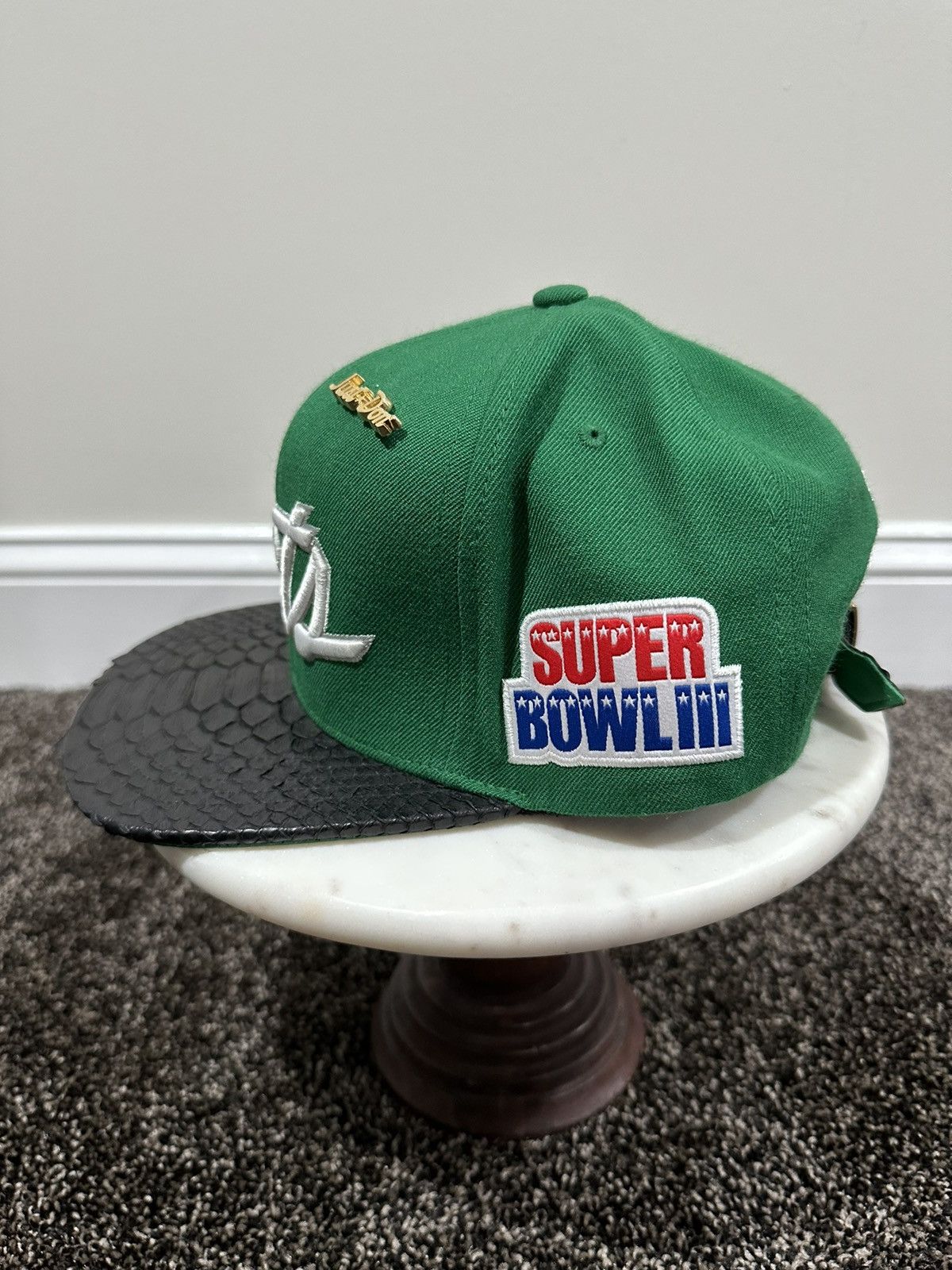 Just Don Just Don x Mitchell & Ness NFL Super Bowl New York Jets Hat Size ONE SIZE - 2 Thumbnail