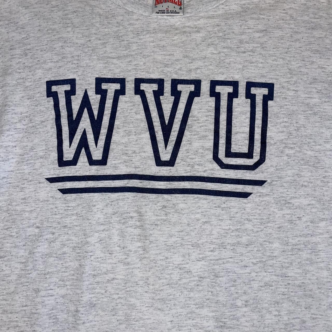 Nutmeg Vintage 90’s West Virginia University Nutmeg T-Shirt Size US XL / EU 56 / 4 - 2 Thumbnail