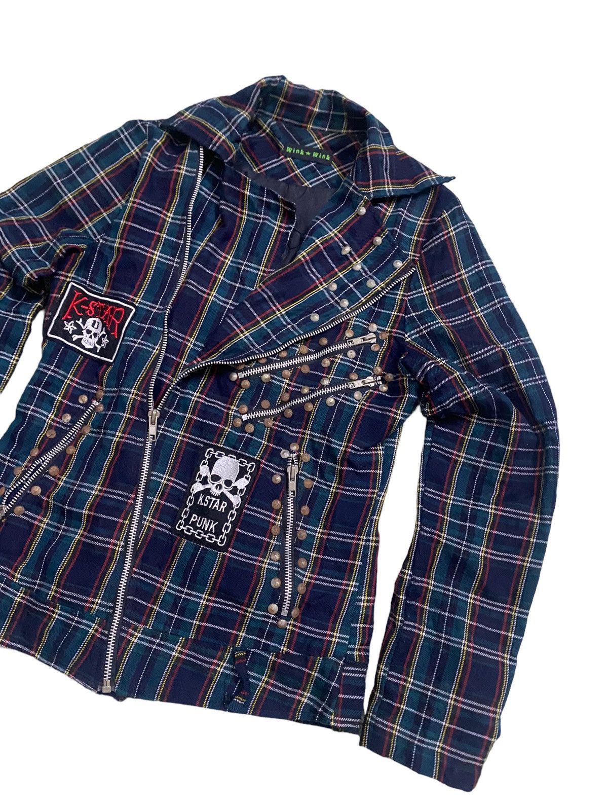 Seditionaries 💥Japanese Wink Wink Seditionaries Tartan Studs Jacket Size S / US 4 / IT 40 - 4 Thumbnail