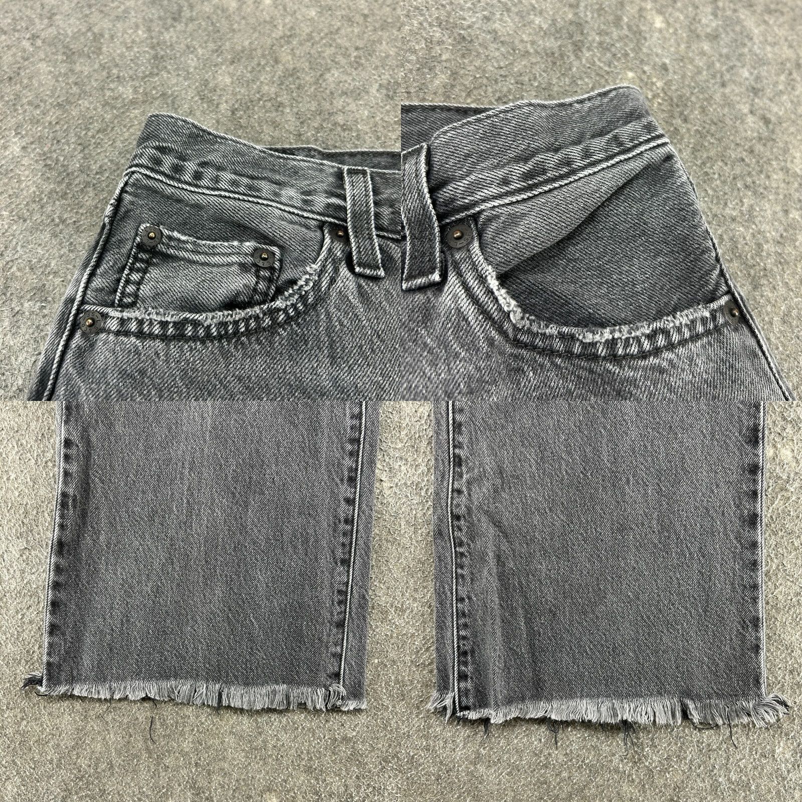 Levi's Levi's Jeans Womens 28 Black Bootcut Denim 5-Pocket Regular Dark Wash Distressed Vintage No N/A Size 28" / US 6 / IT 42 - 8 Thumbnail