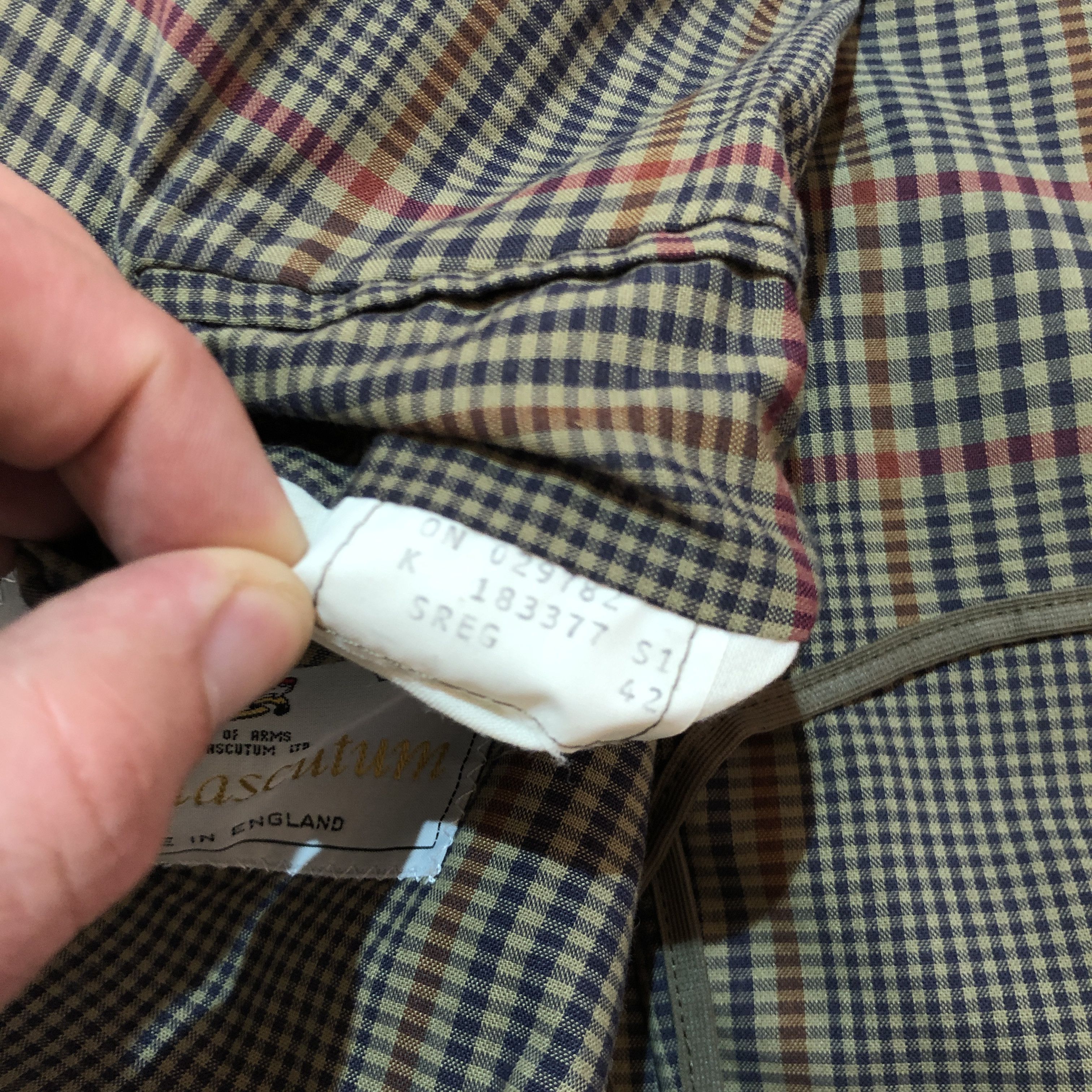 Aquascutum Aquascutum light VTG blazer jacket vintage classic England Size 42R - 5 Thumbnail