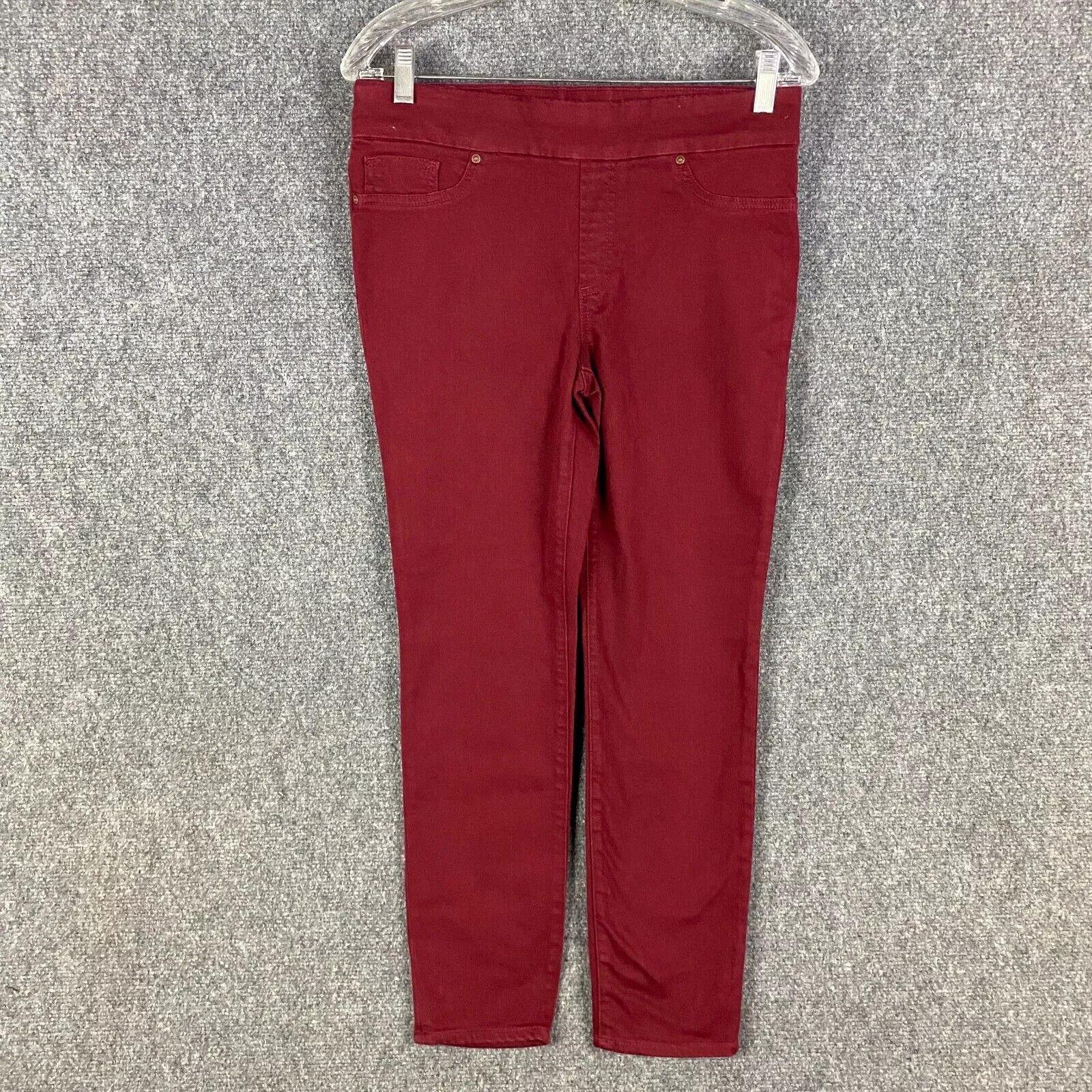Chicos Chico's Jegging Women's 2R Pull On Ankle Stretch Red Size 30" / US 8 / IT 44 - 1 Thumbnail