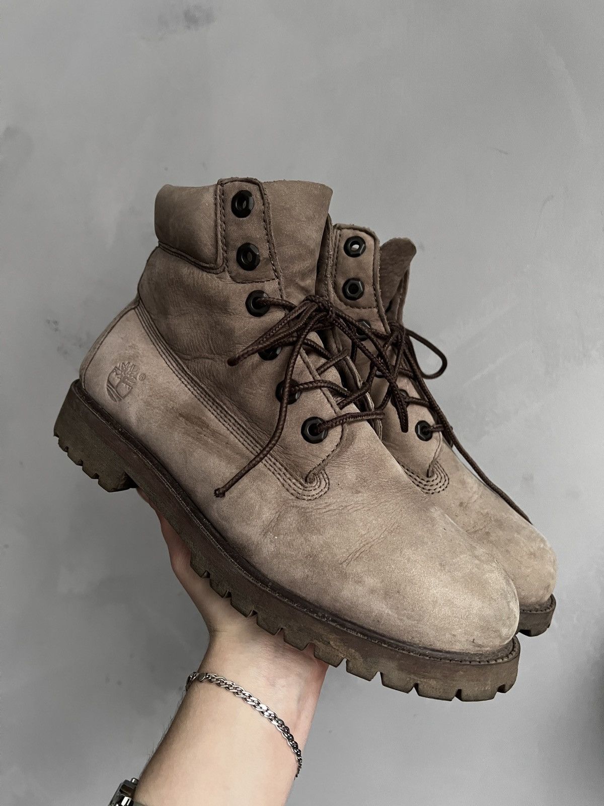 Timberland Timberland leather streetwear boots y2k style hype Size US 7.5 / EU 40-41 - 7 Thumbnail
